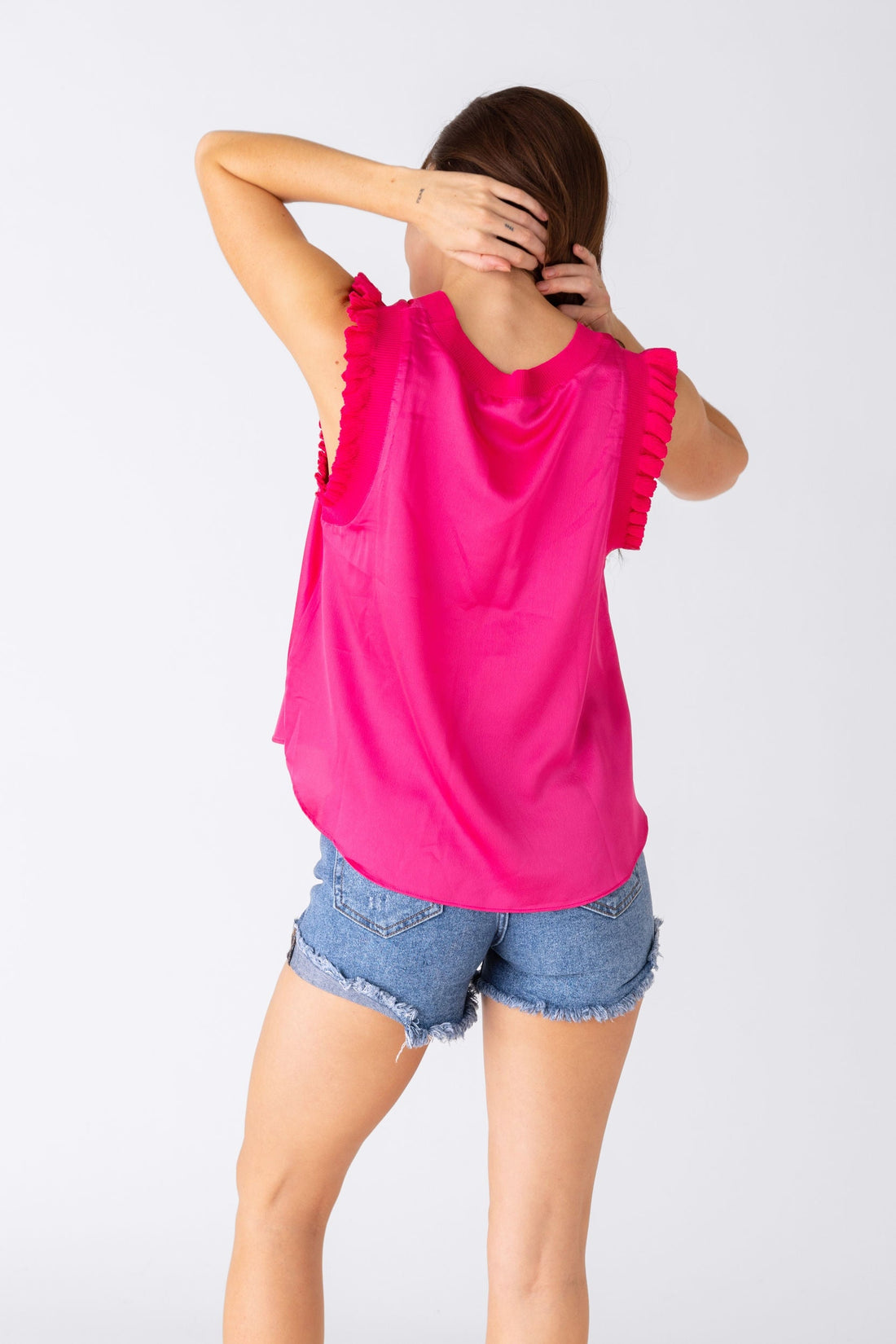 SALE - Hayden Ruffle Detail Tank