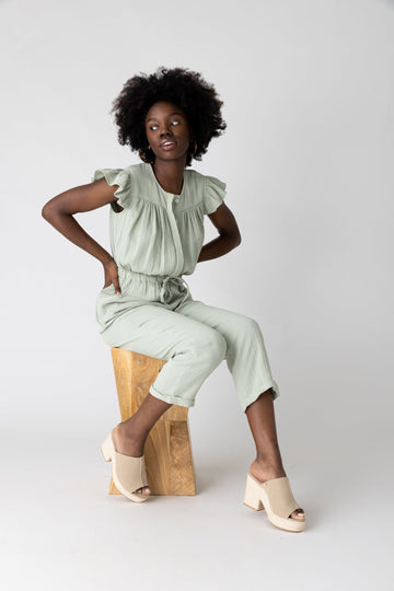 SALE - Wynn Ruffle Jumpsuit