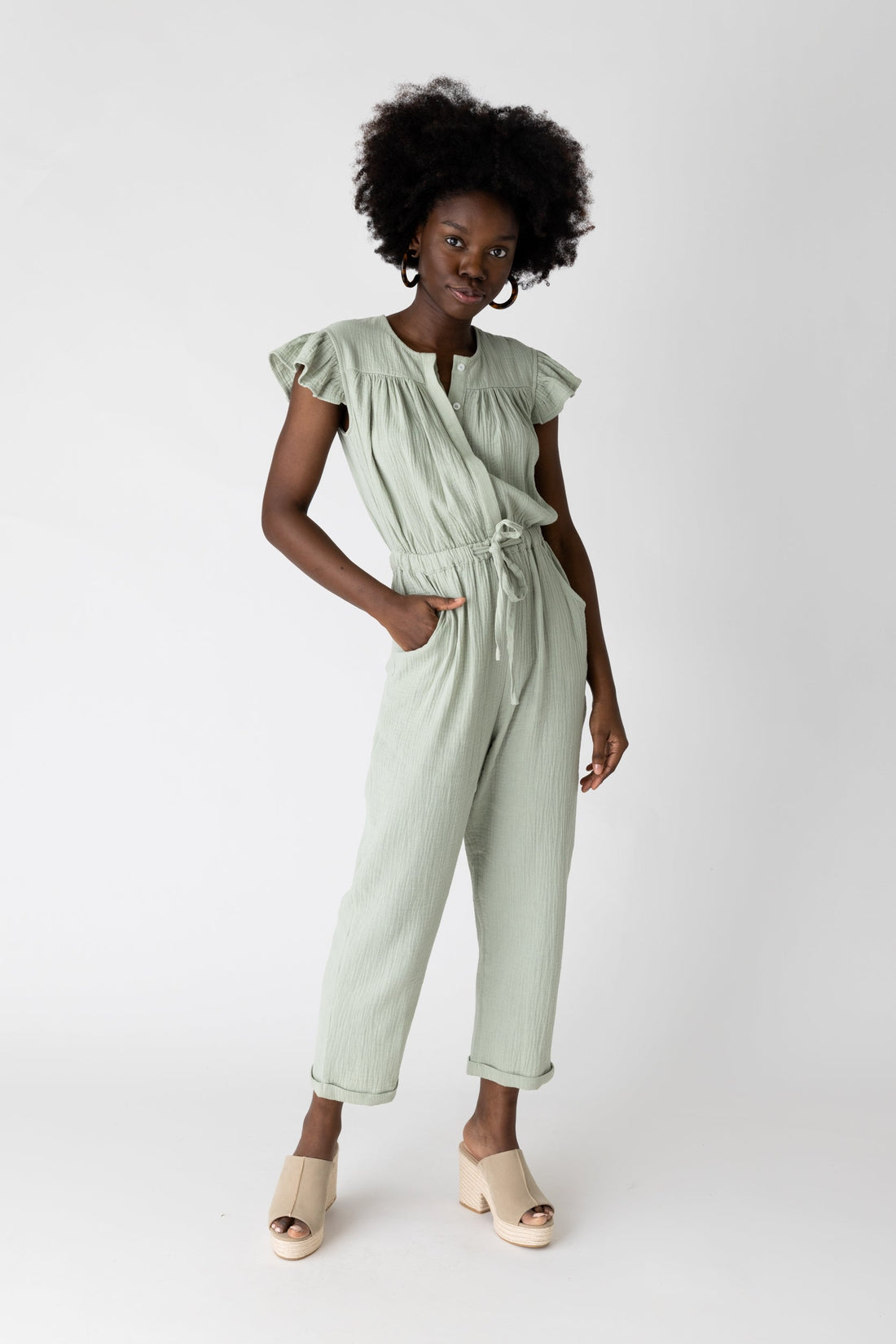 SALE - Wynn Ruffle Jumpsuit