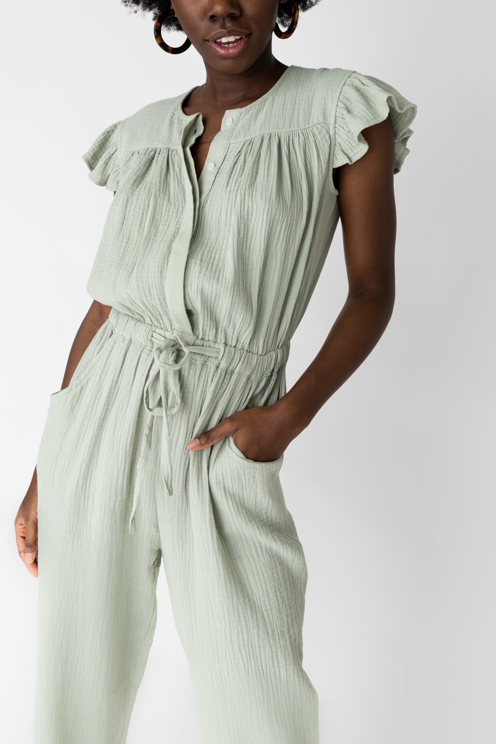 SALE - Wynn Ruffle Jumpsuit