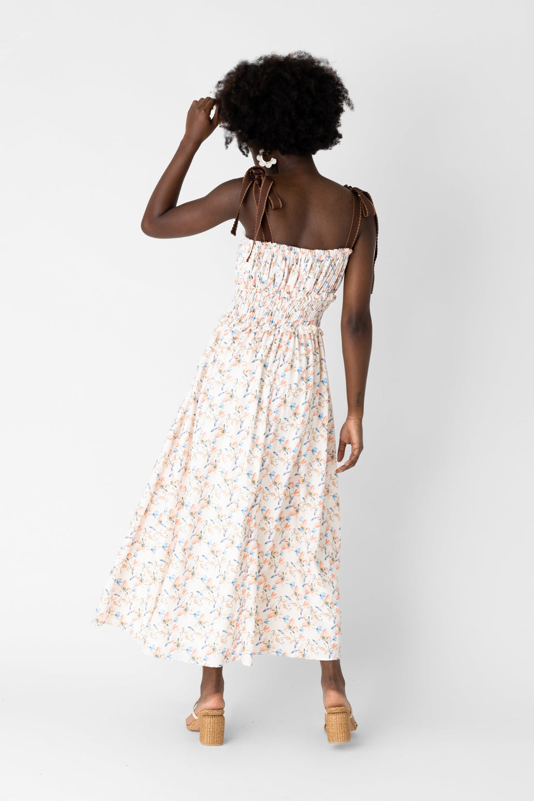 Sashi Tie Strap Maxi Dress