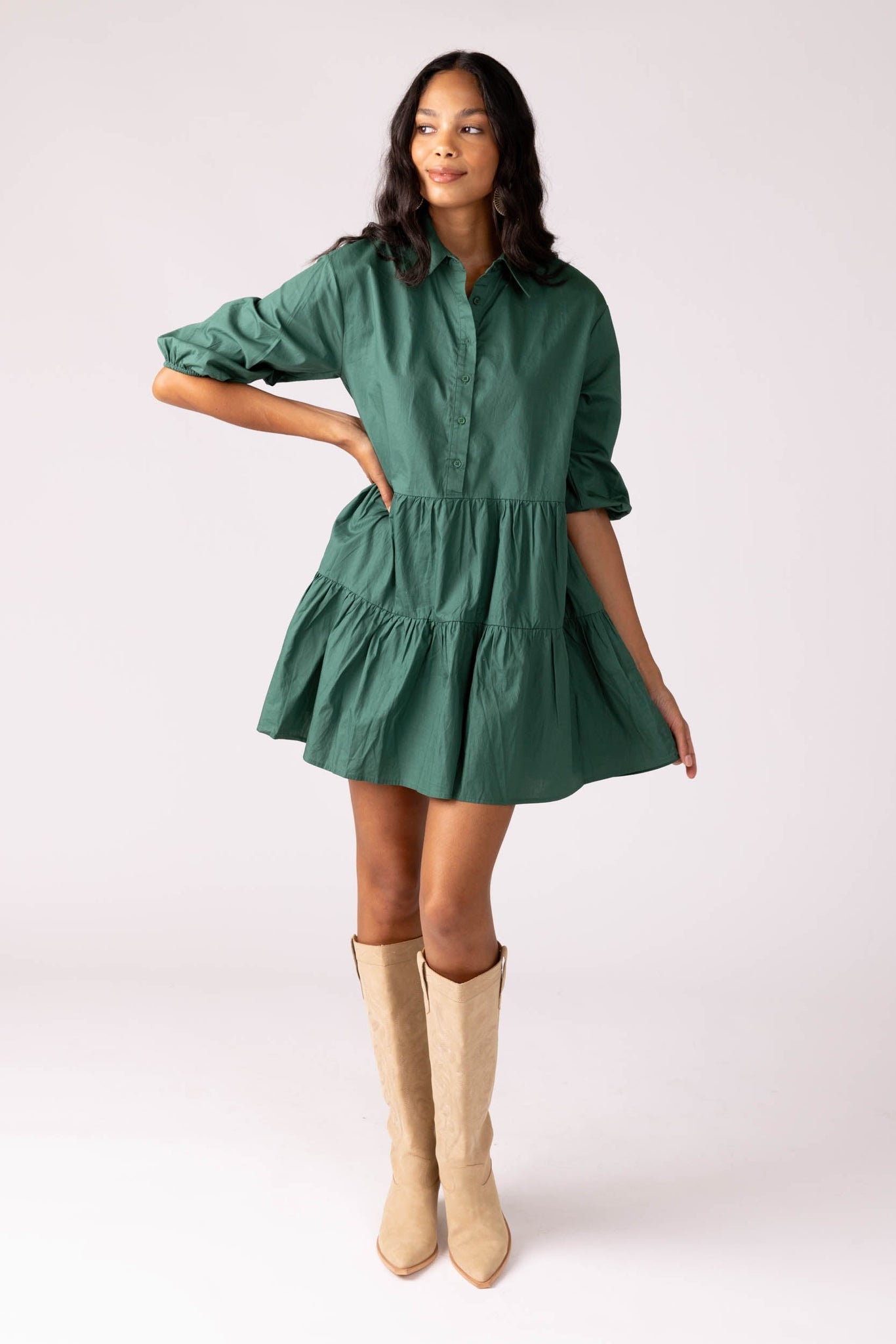 Nola Shirt Mini Dress