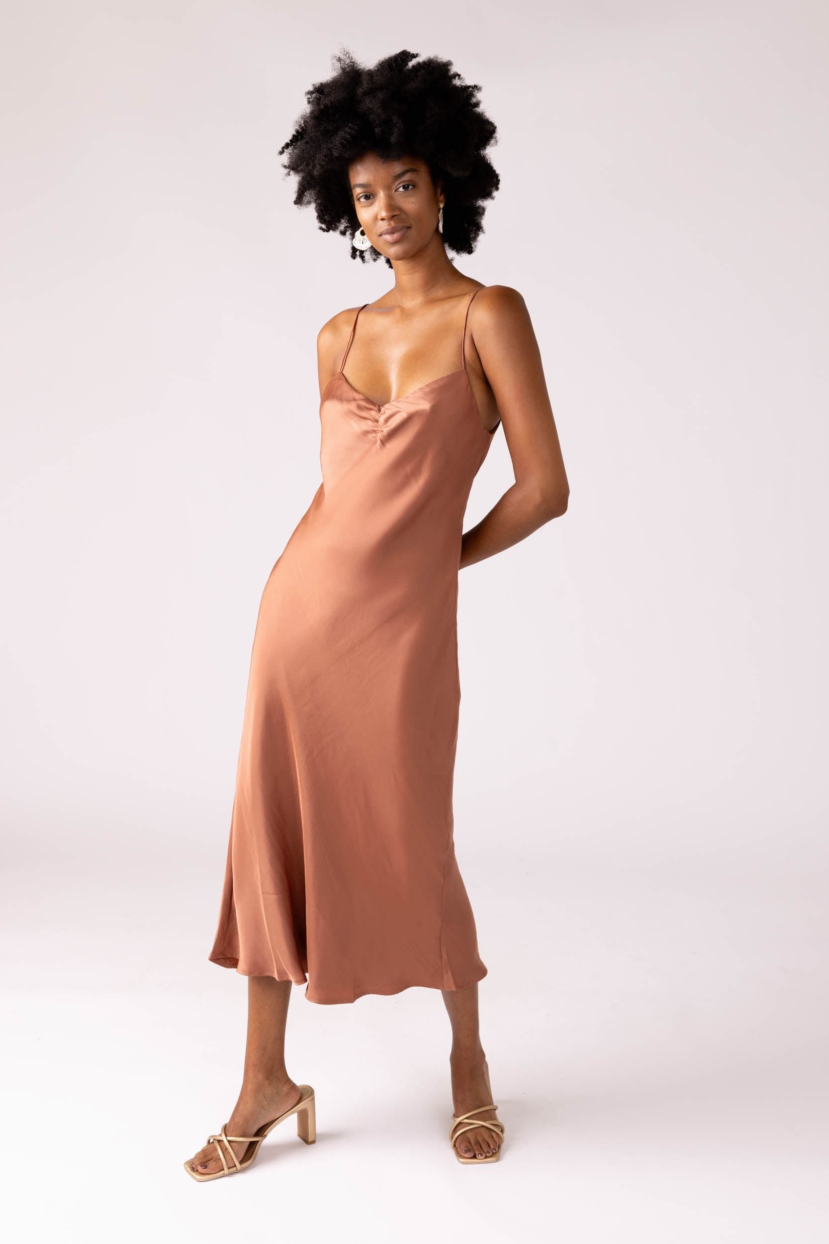 Z Supply Lark Lux Sheen Slip Dress