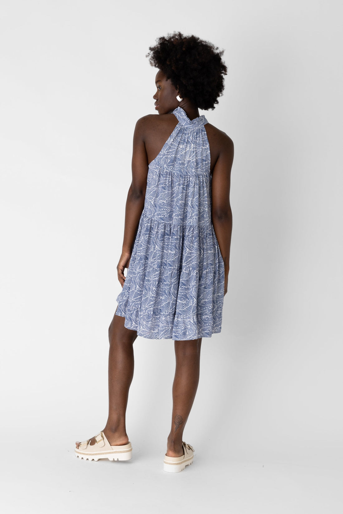 SALE - Ella Printed Swing Mini Dress