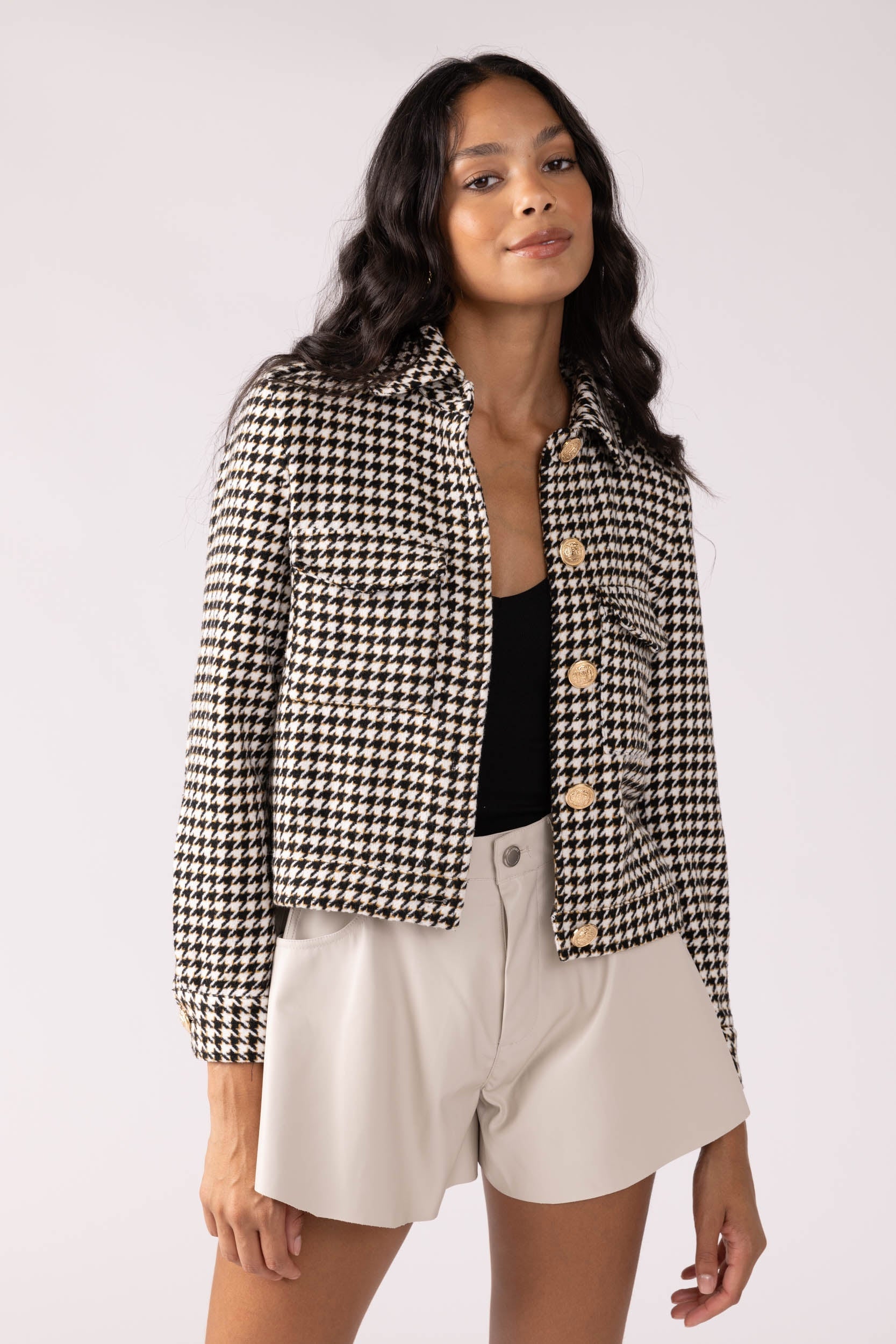 SALE - Piper Houndstooth Jacket