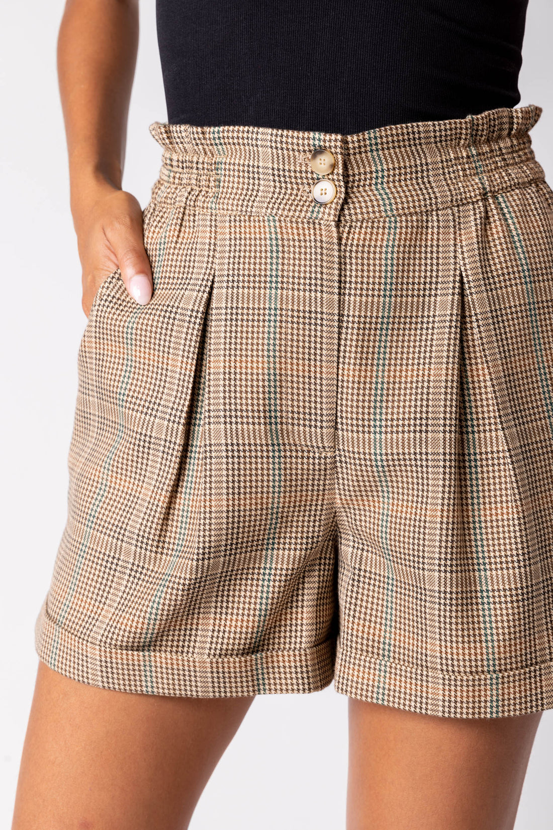 SALE - Riley Plaid Shorts