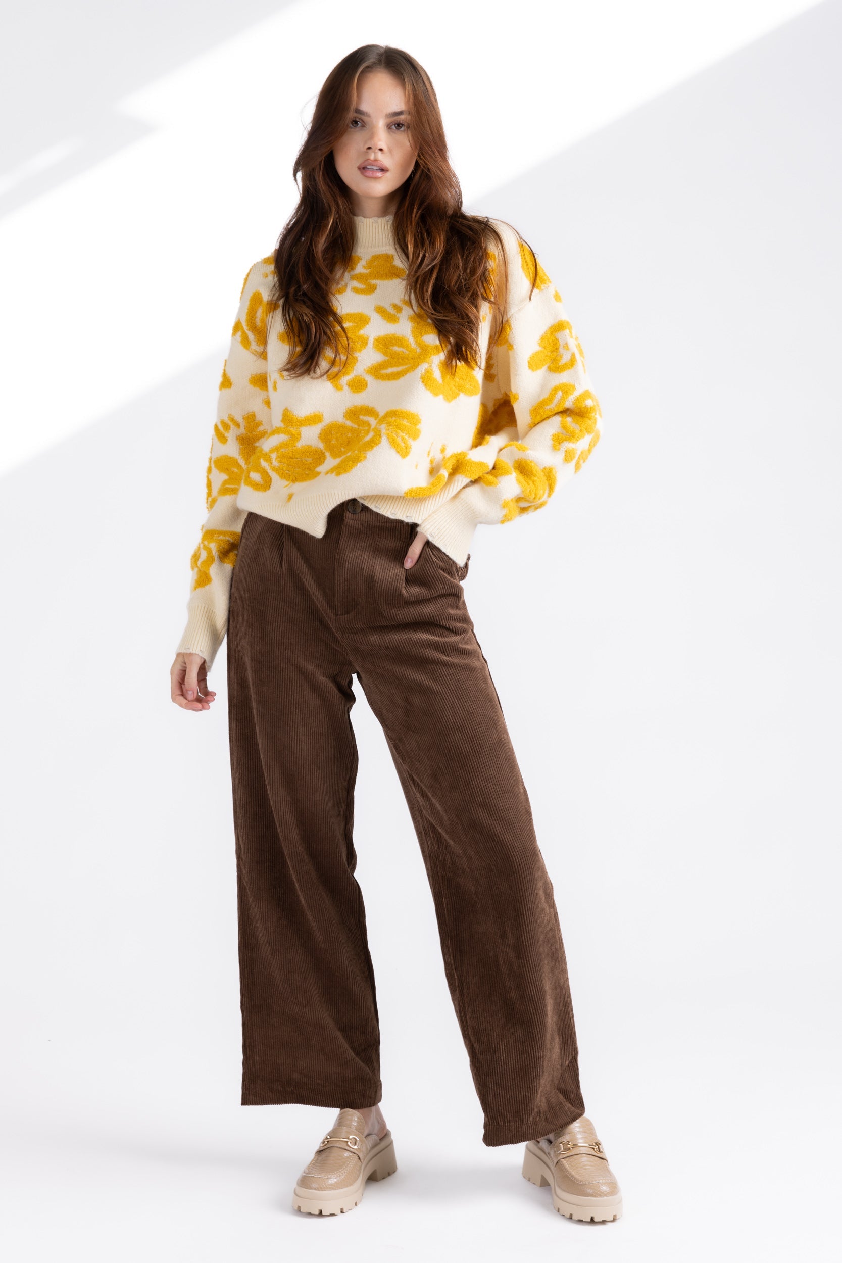 SALE - Sunni Floral Sweater