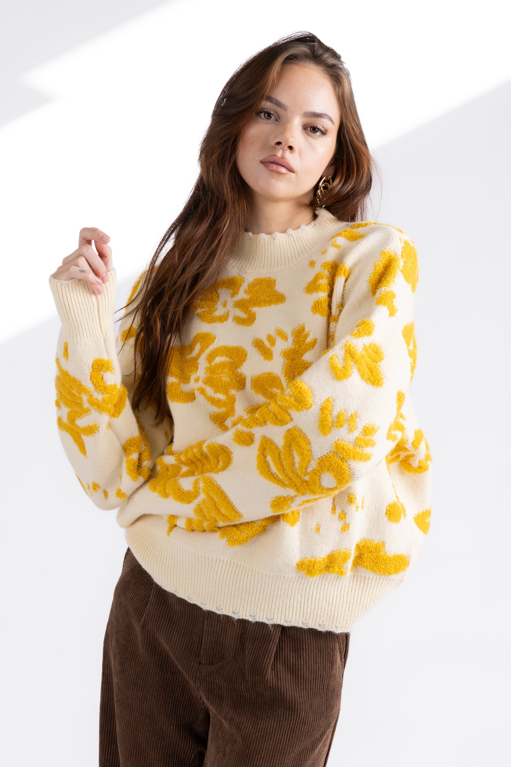 SALE - Sunni Floral Sweater