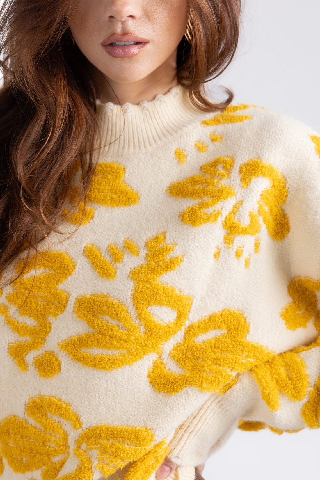 SALE - Sunni Floral Sweater