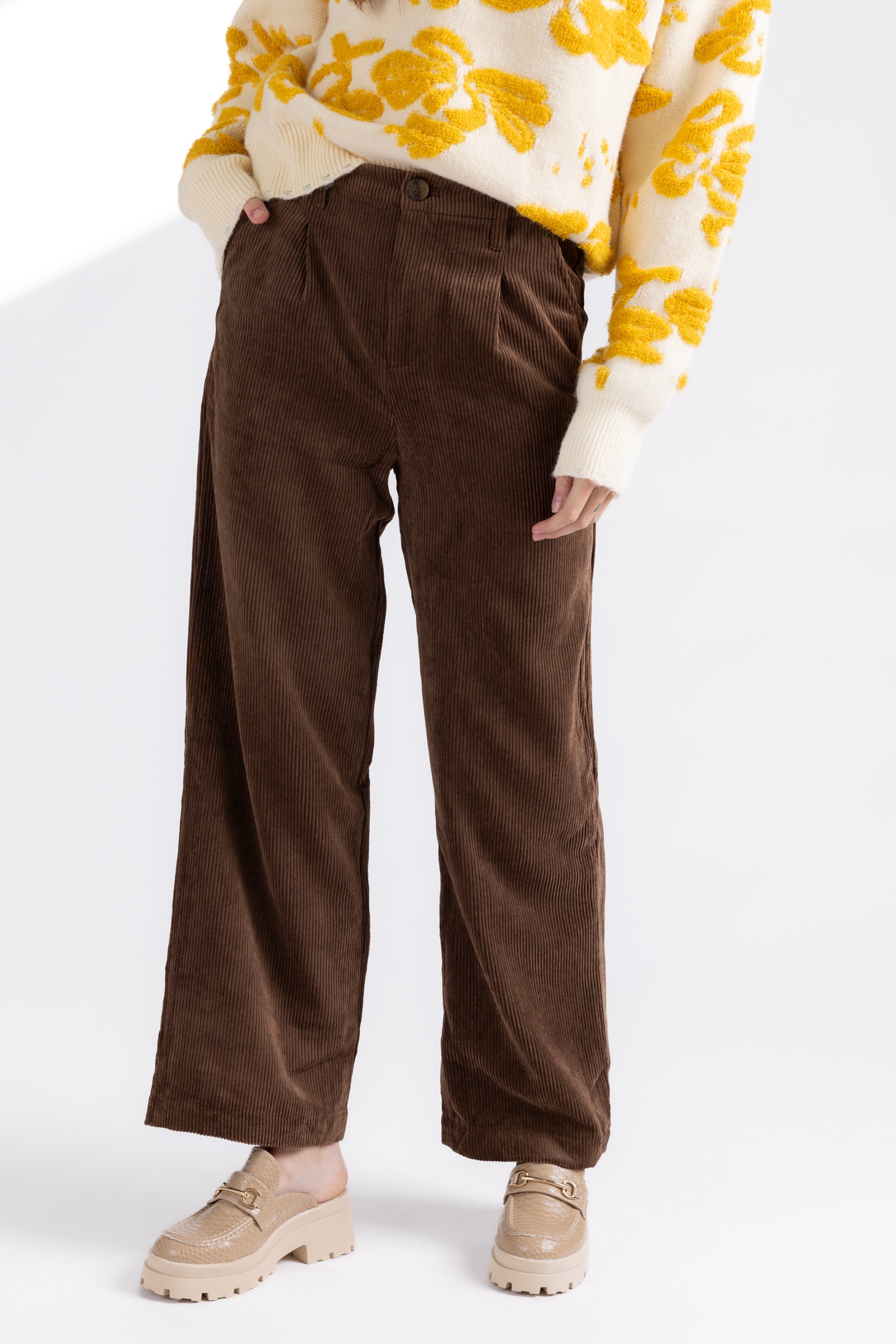 SALE - Kimberly Corduroy Wide Leg Pants