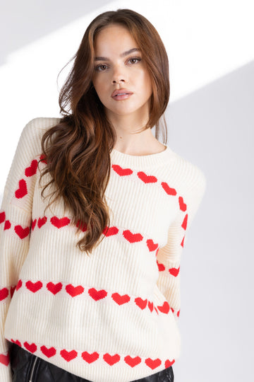 SALE - Mckinley Heart Sweater
