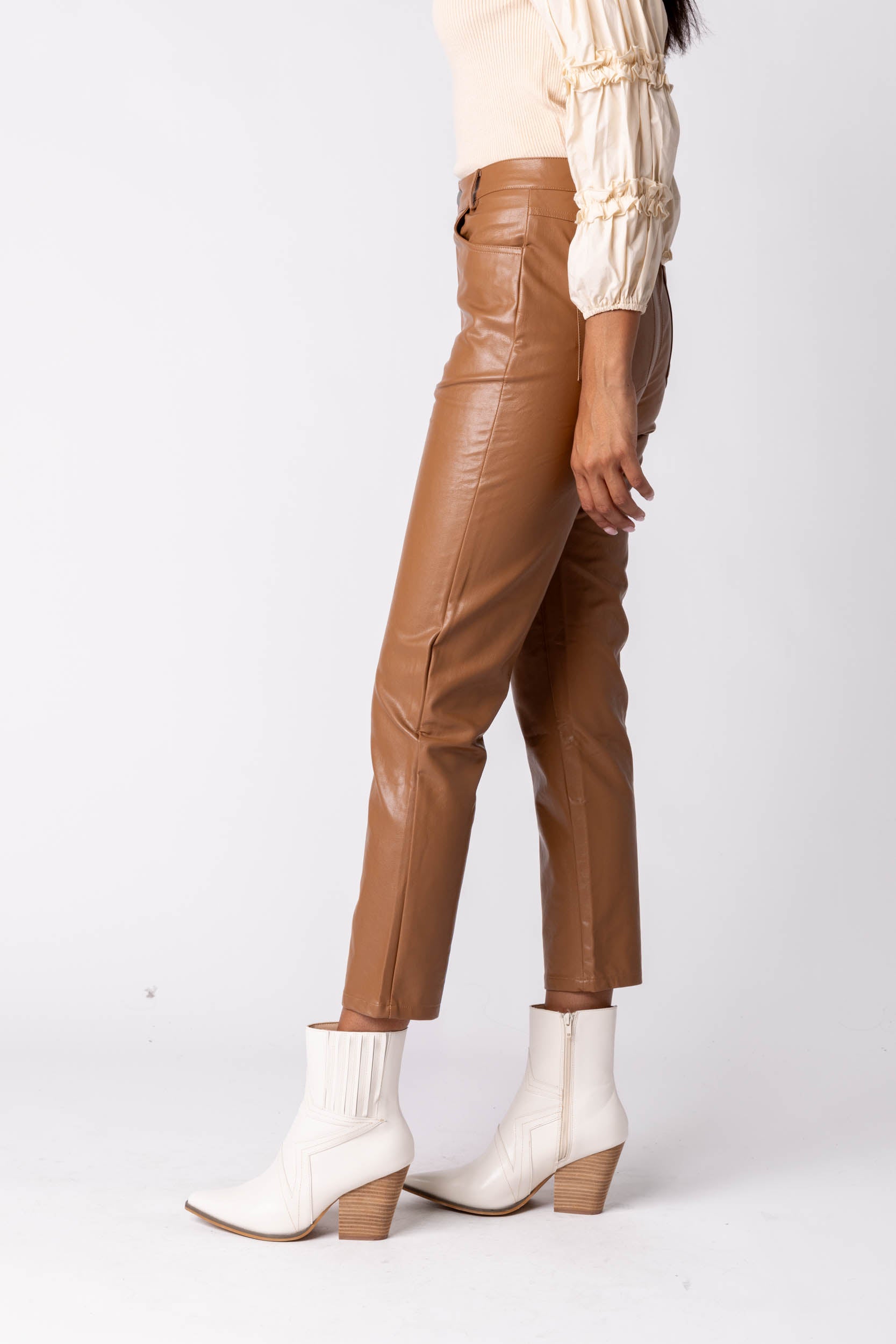 SALE - Klara Vegan Leather Pants