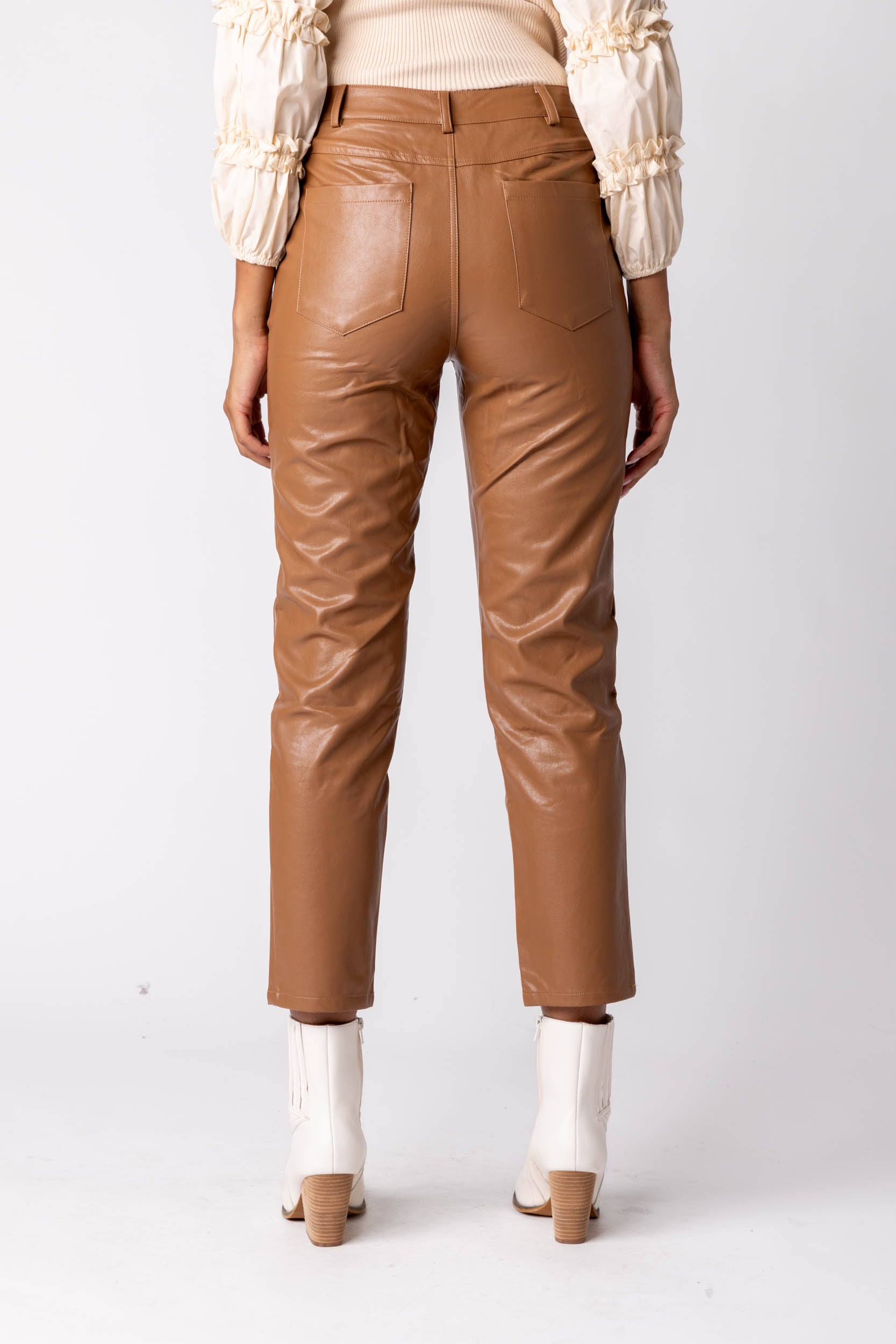 SALE - Klara Vegan Leather Pants