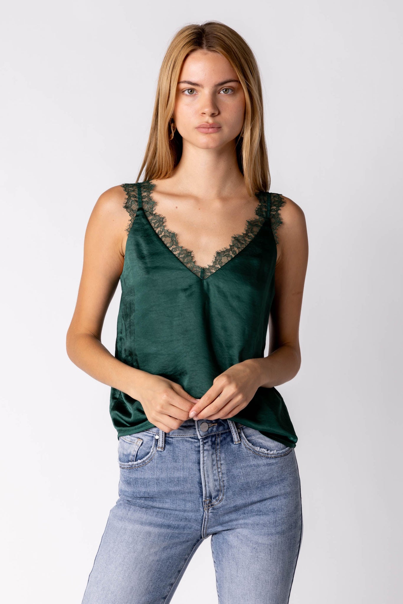 SALE - Camden Lace Trim Tank
