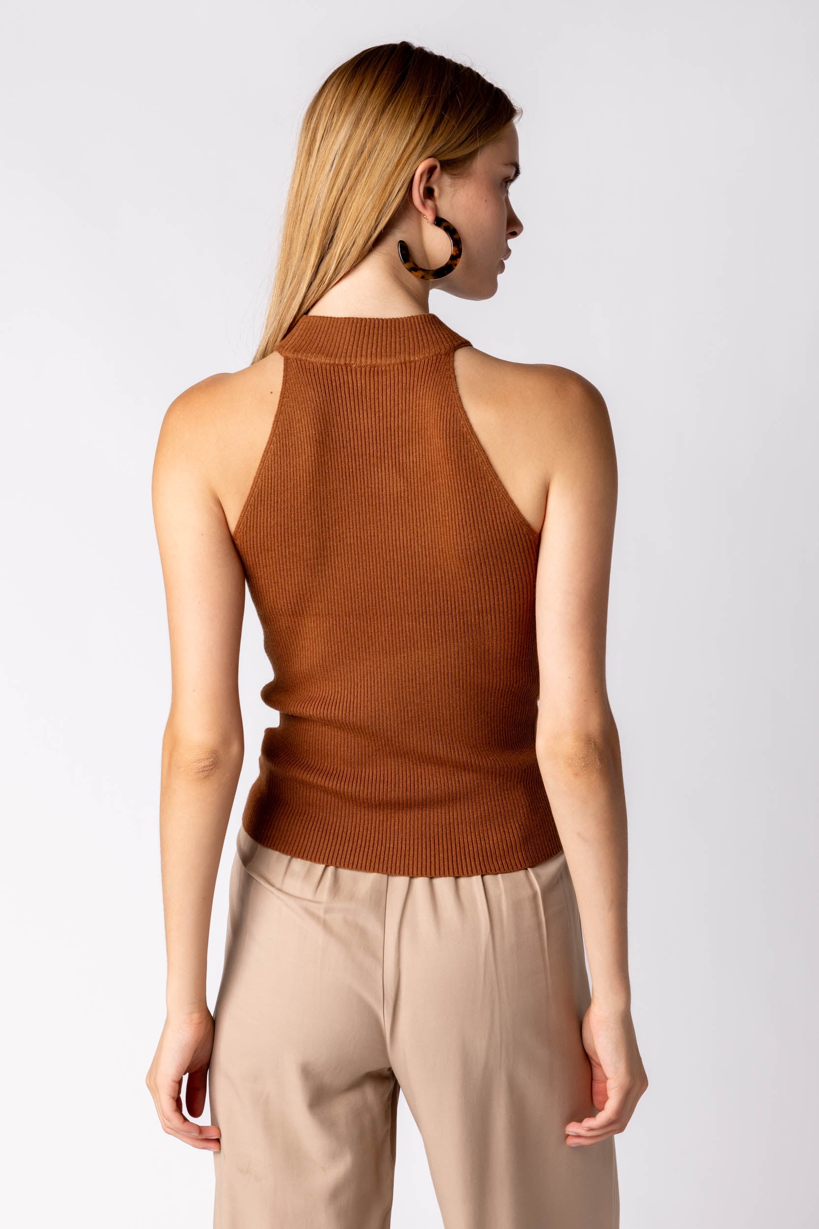 SALE - Adeline Knit Halter Tank