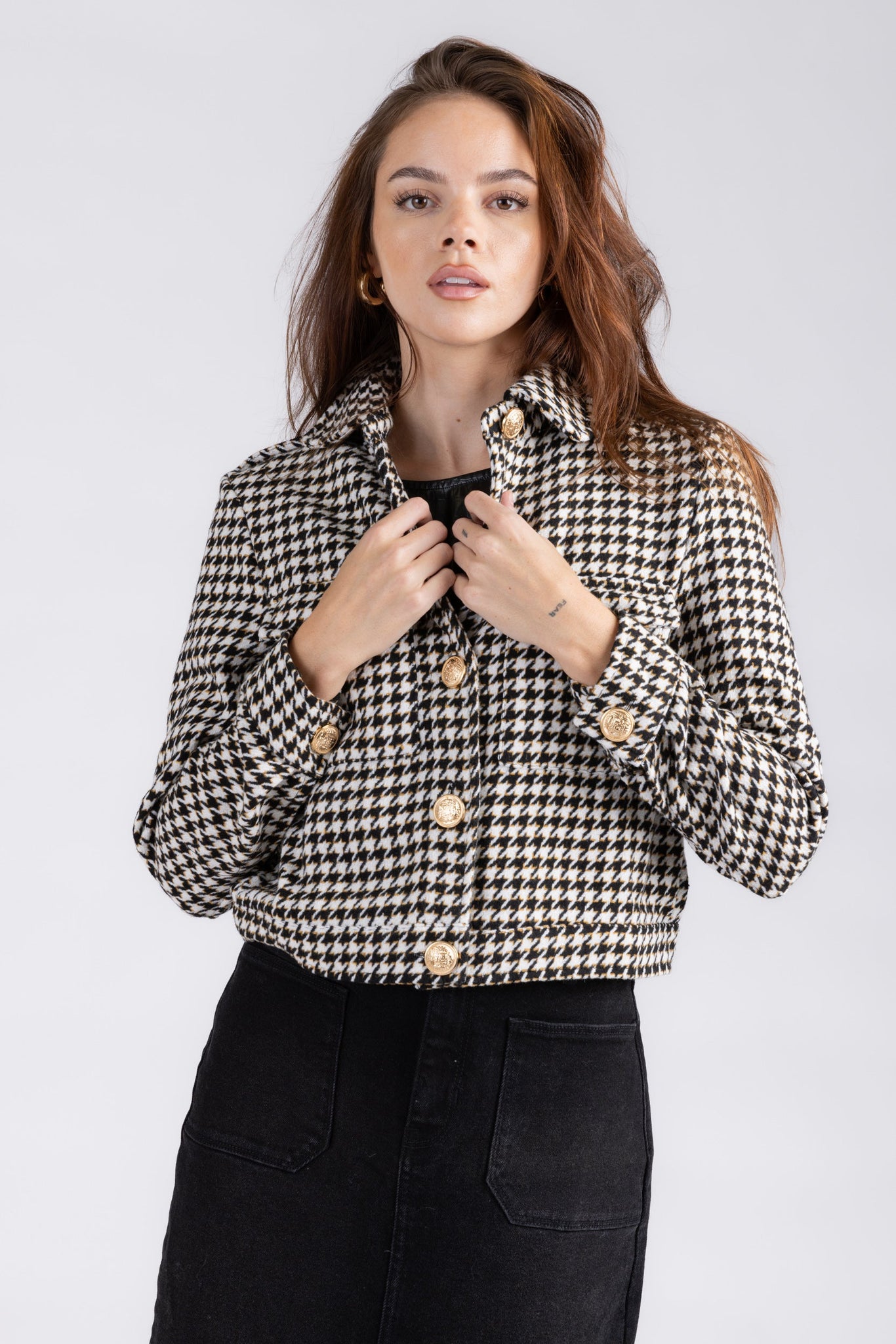 SALE - Piper Houndstooth Jacket