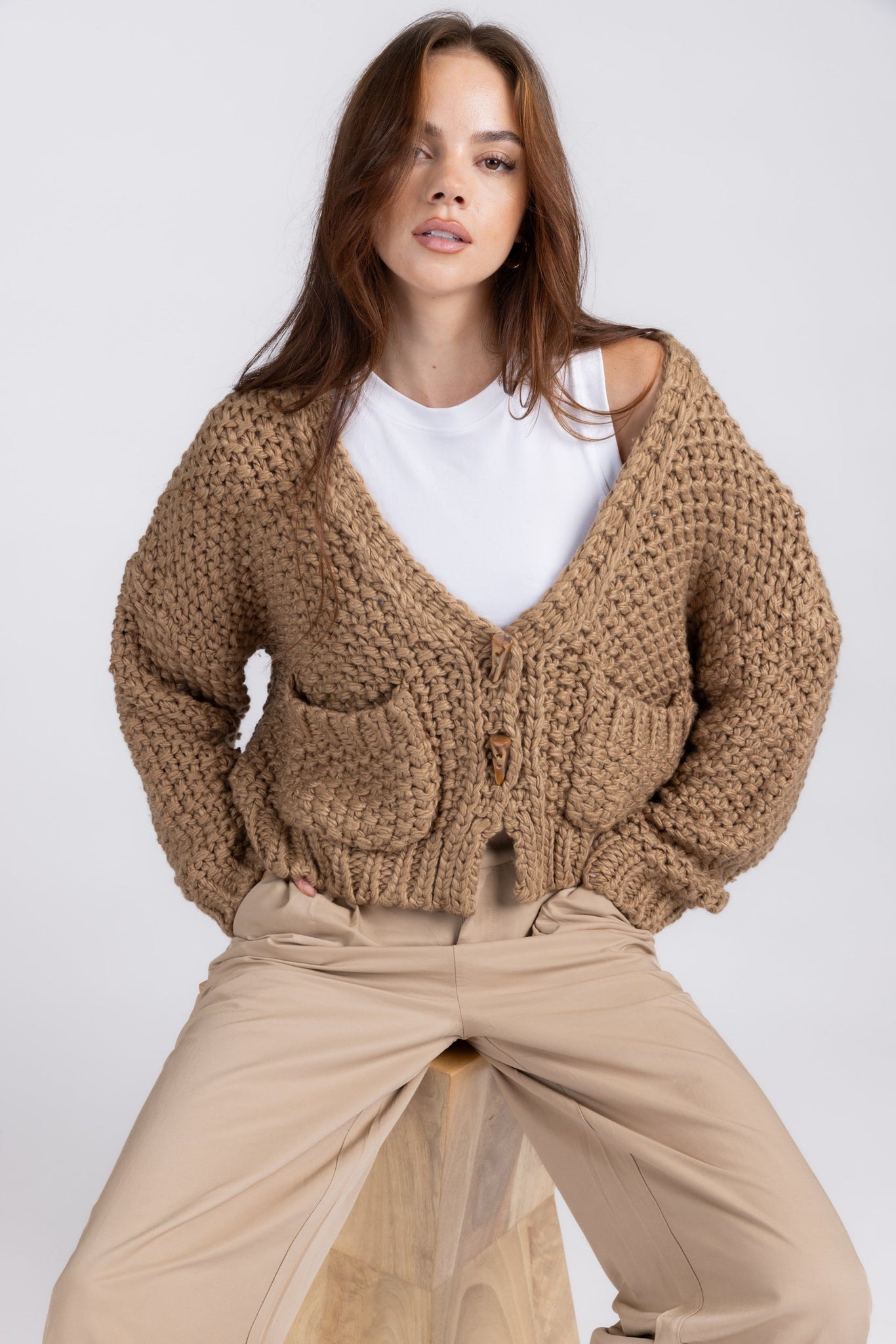SALE - Sandra Cable Knit Cardigan
