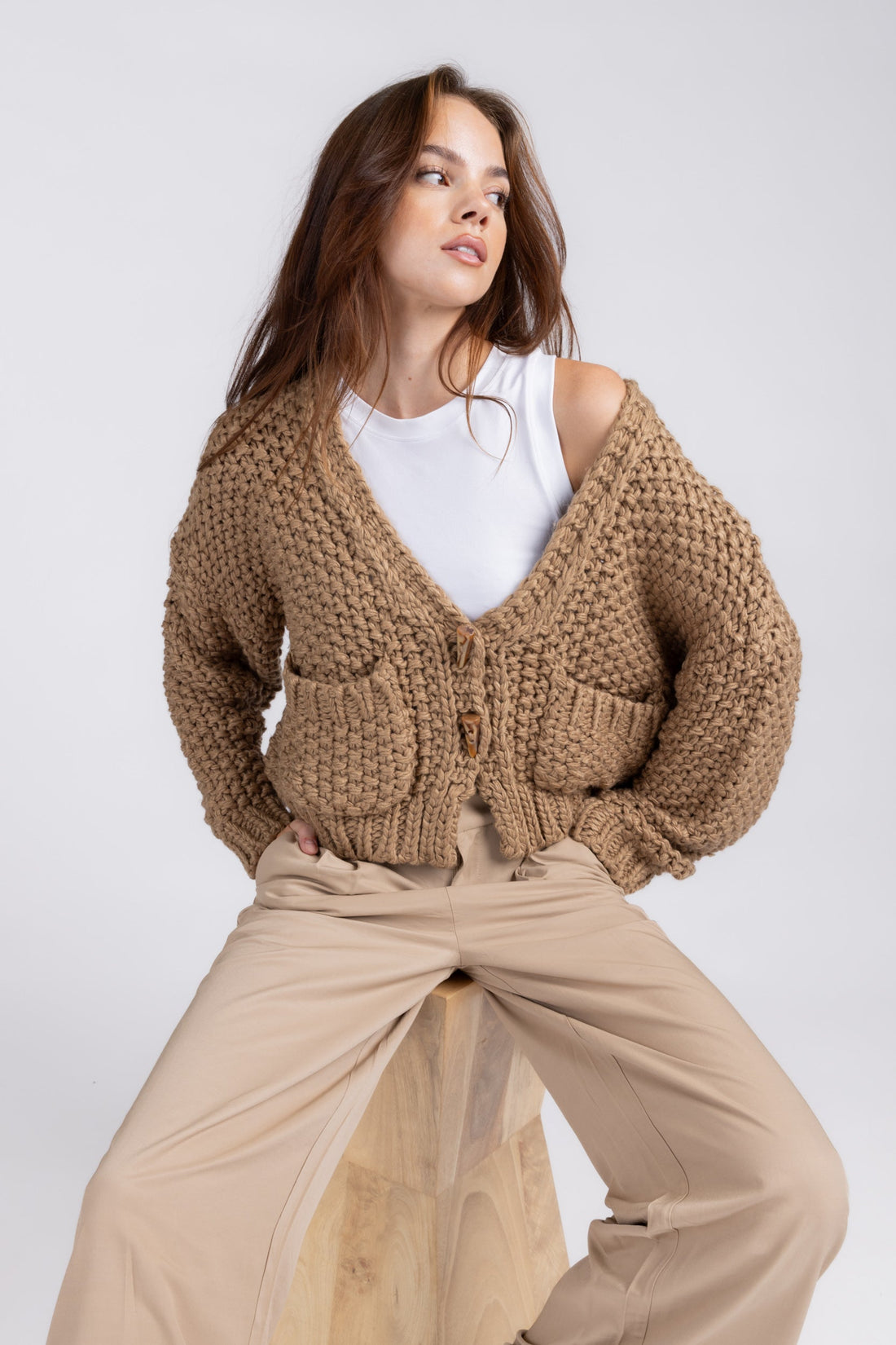 SALE - Sandra Cable Knit Cardigan