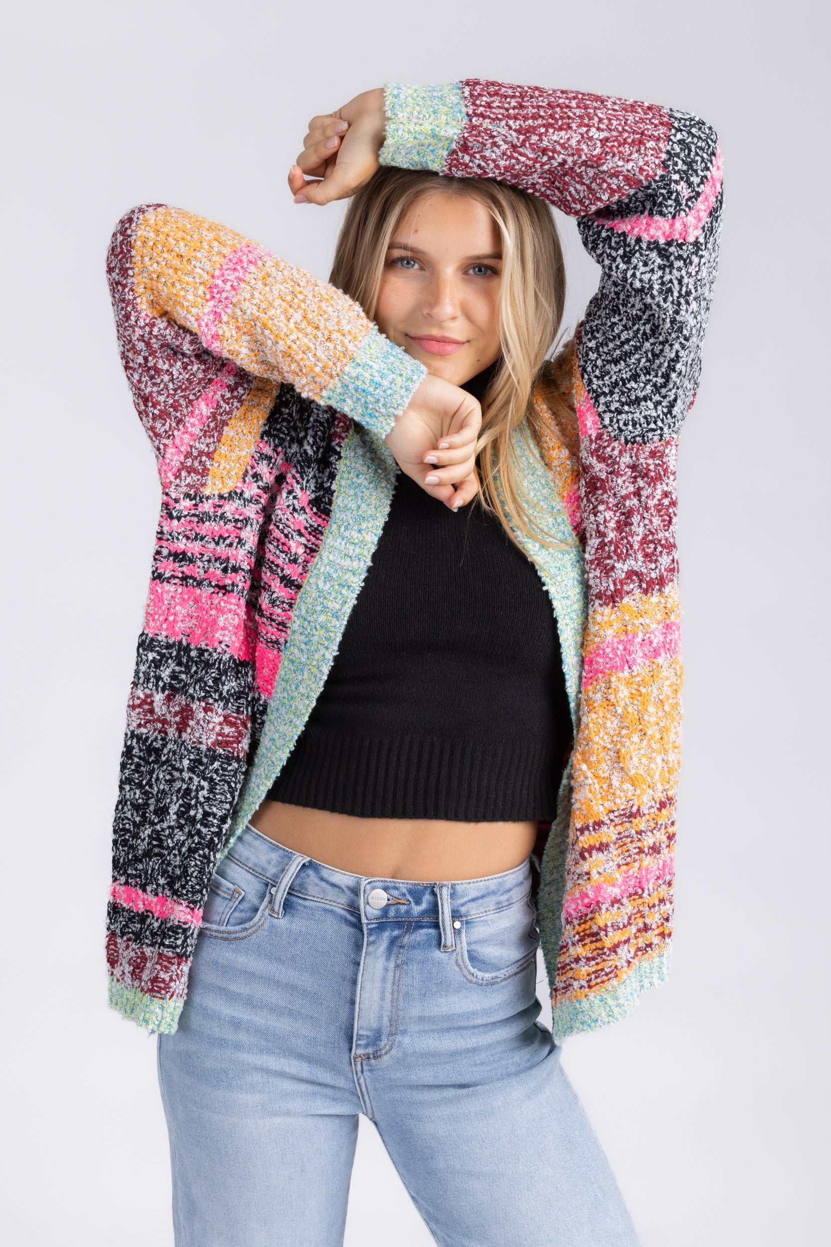 SALE - Noah Striped Cardigan