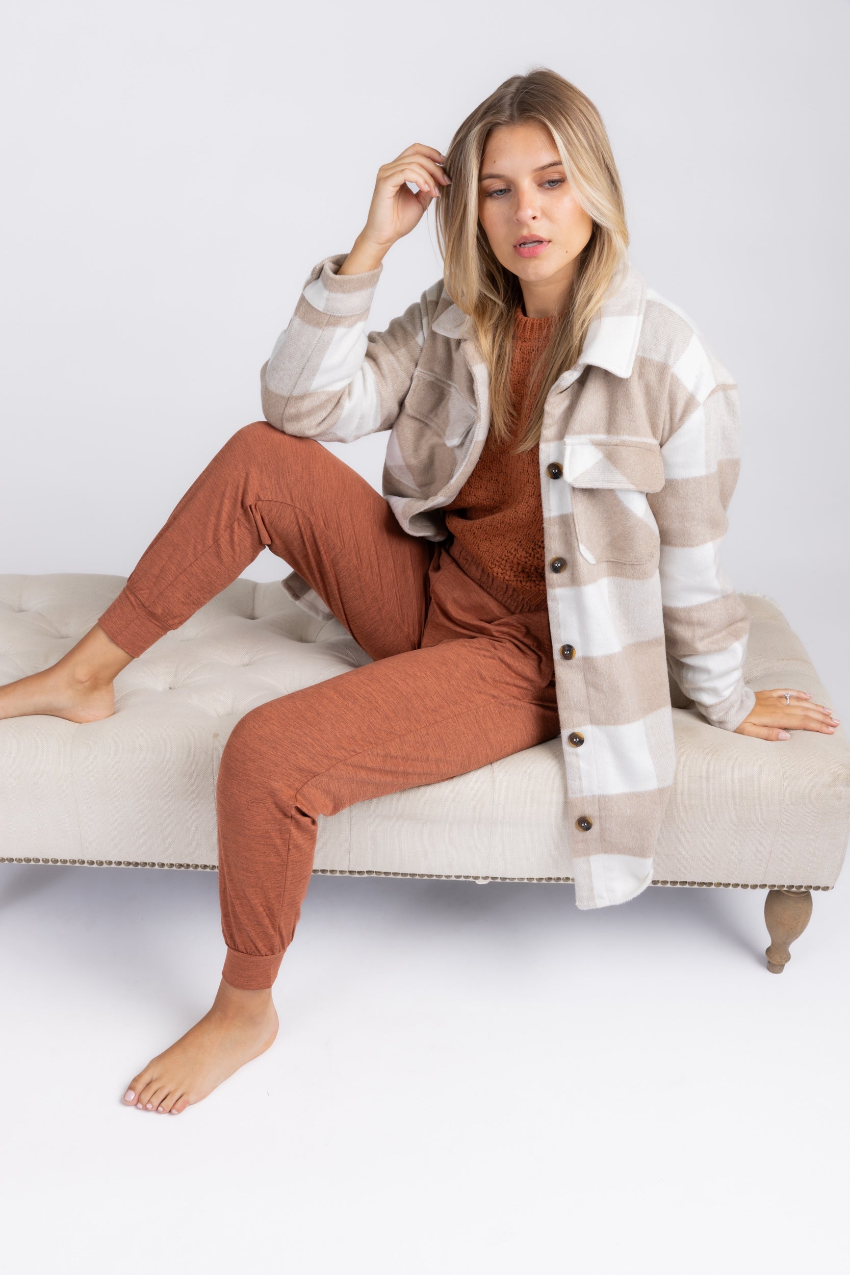 SALE - Ainsley Plaid Shacket
