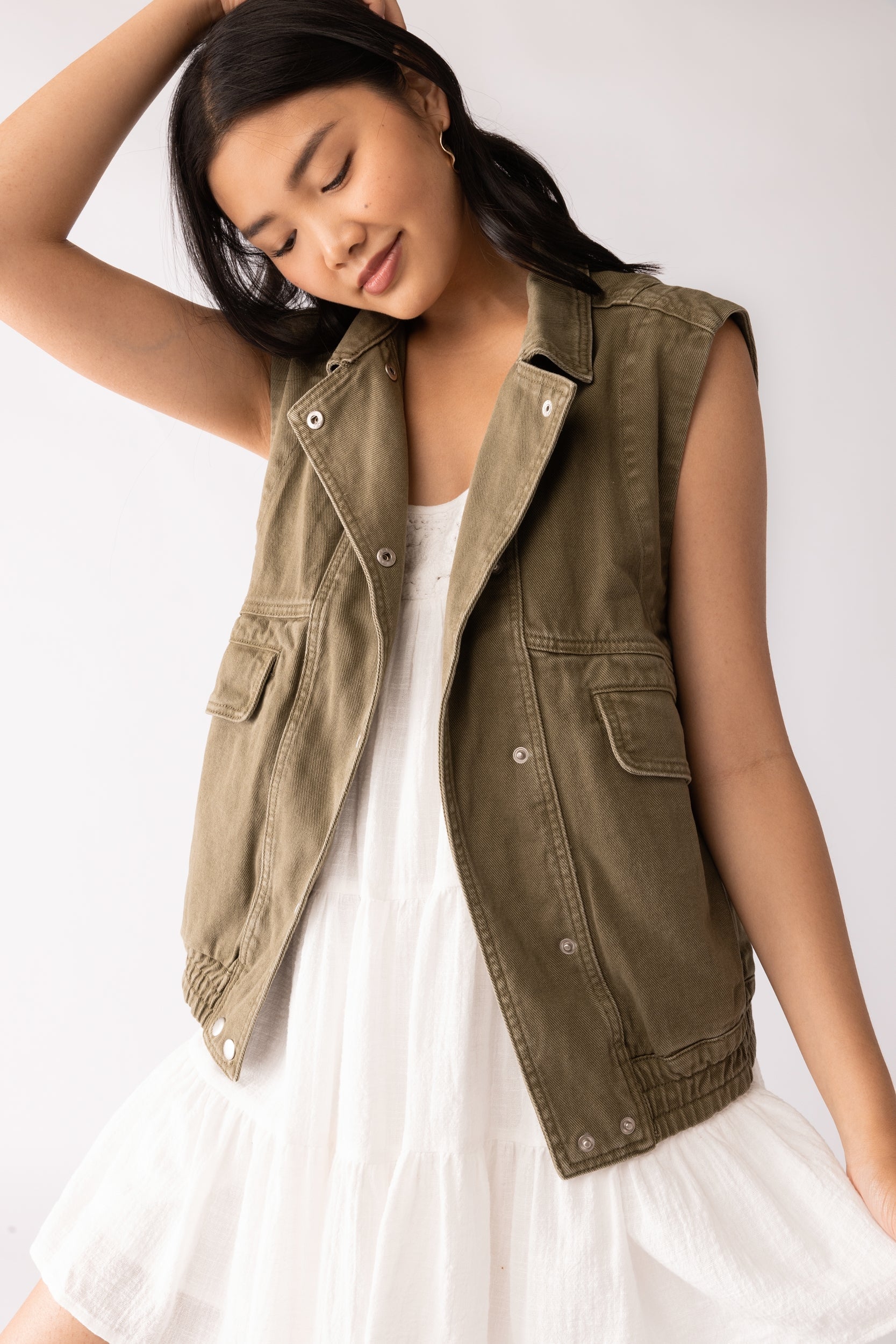 SALE - Maya Oversized Utility Vest