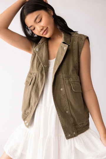SALE - Maya Oversized Utility Vest