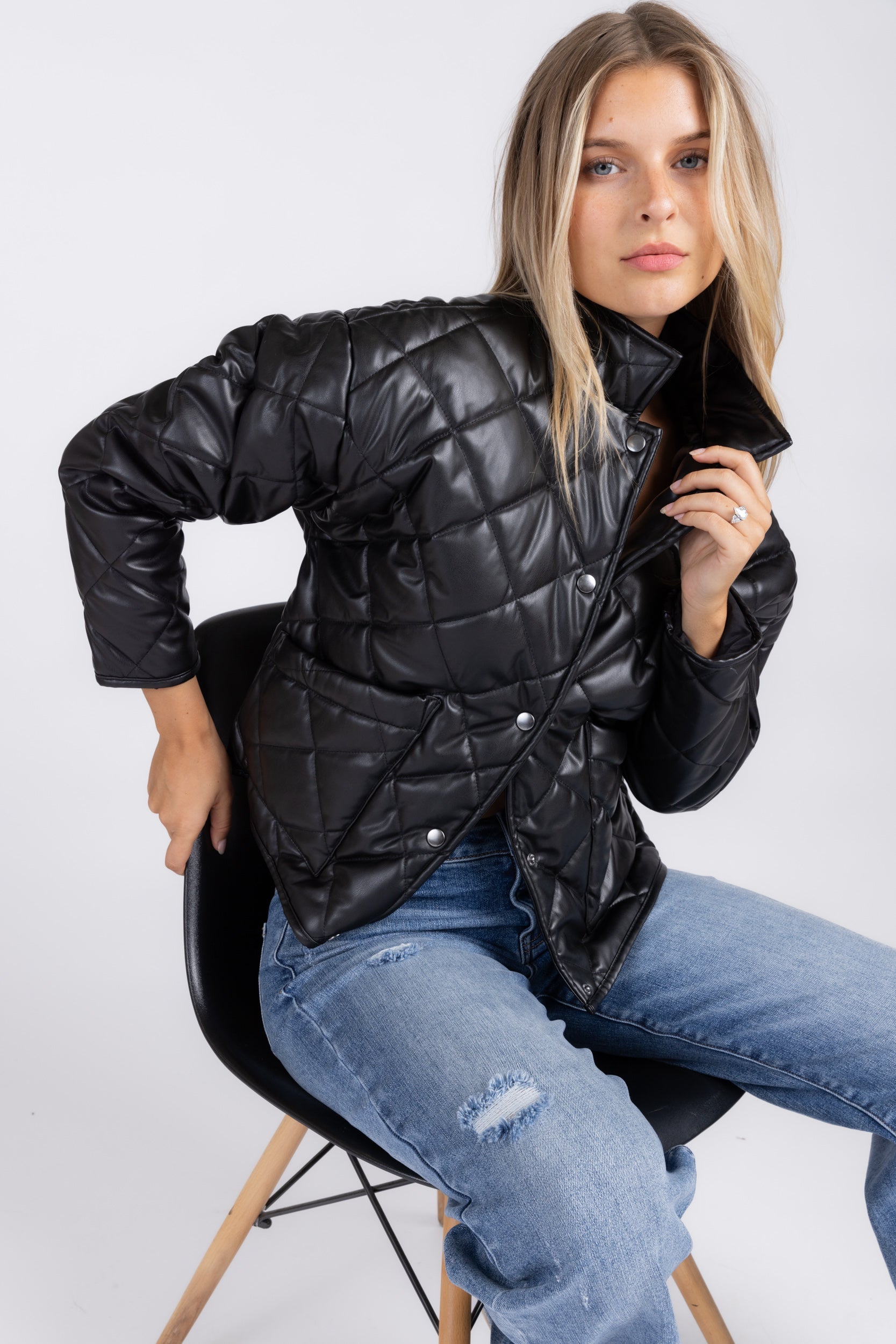 Z Supply Heritage Faux Leather Jacket
