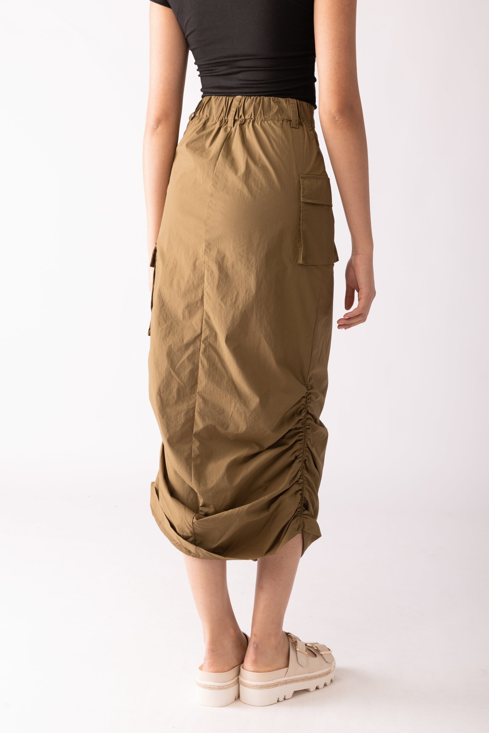 Ava Adjustable Length Cargo Skirt