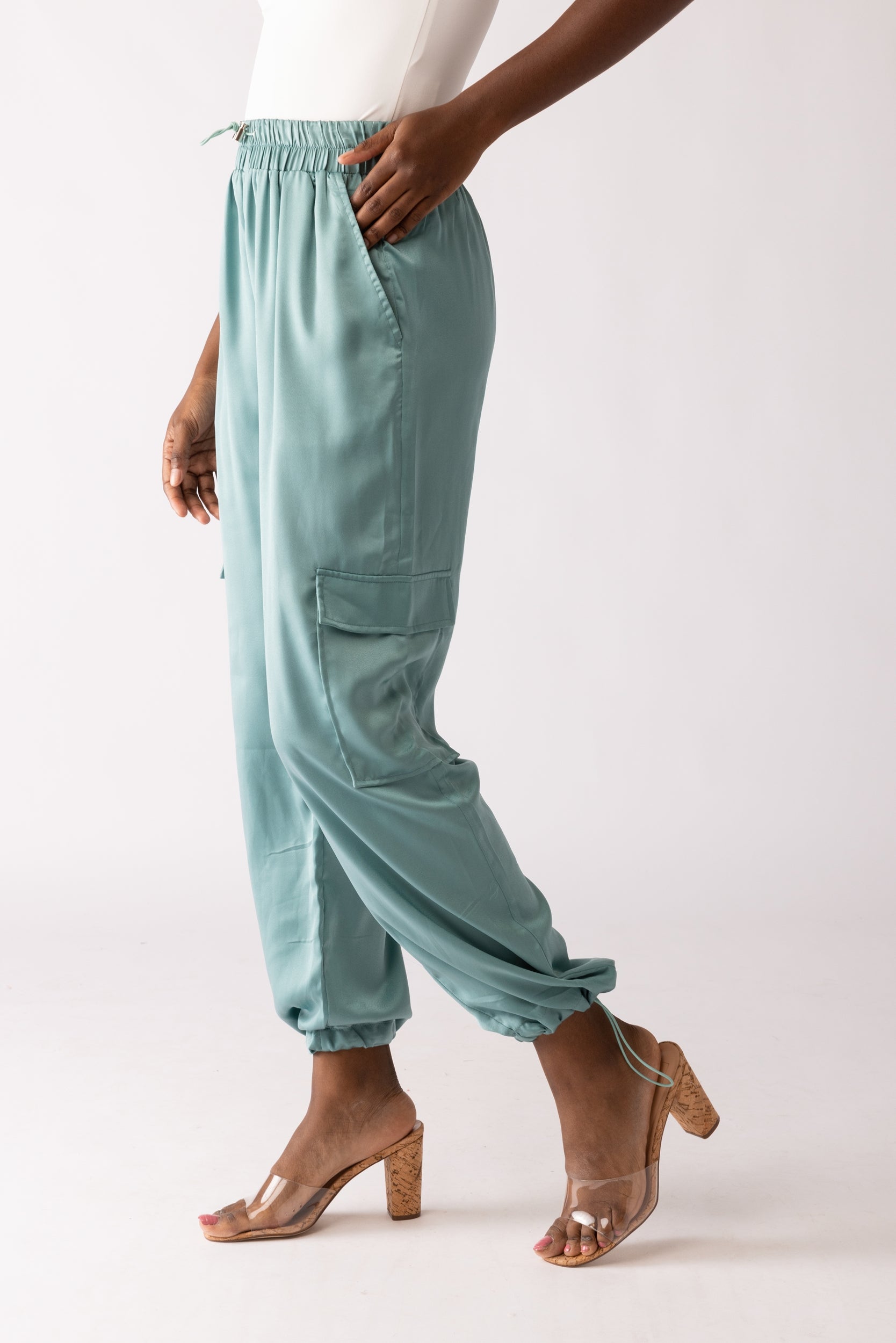 SALE - Sasha Drawstring Hem Jogger