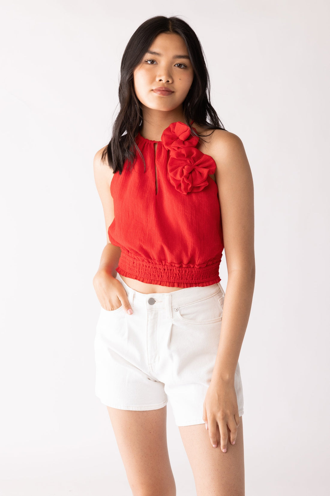 SALE - Bridget Floral Detail Top