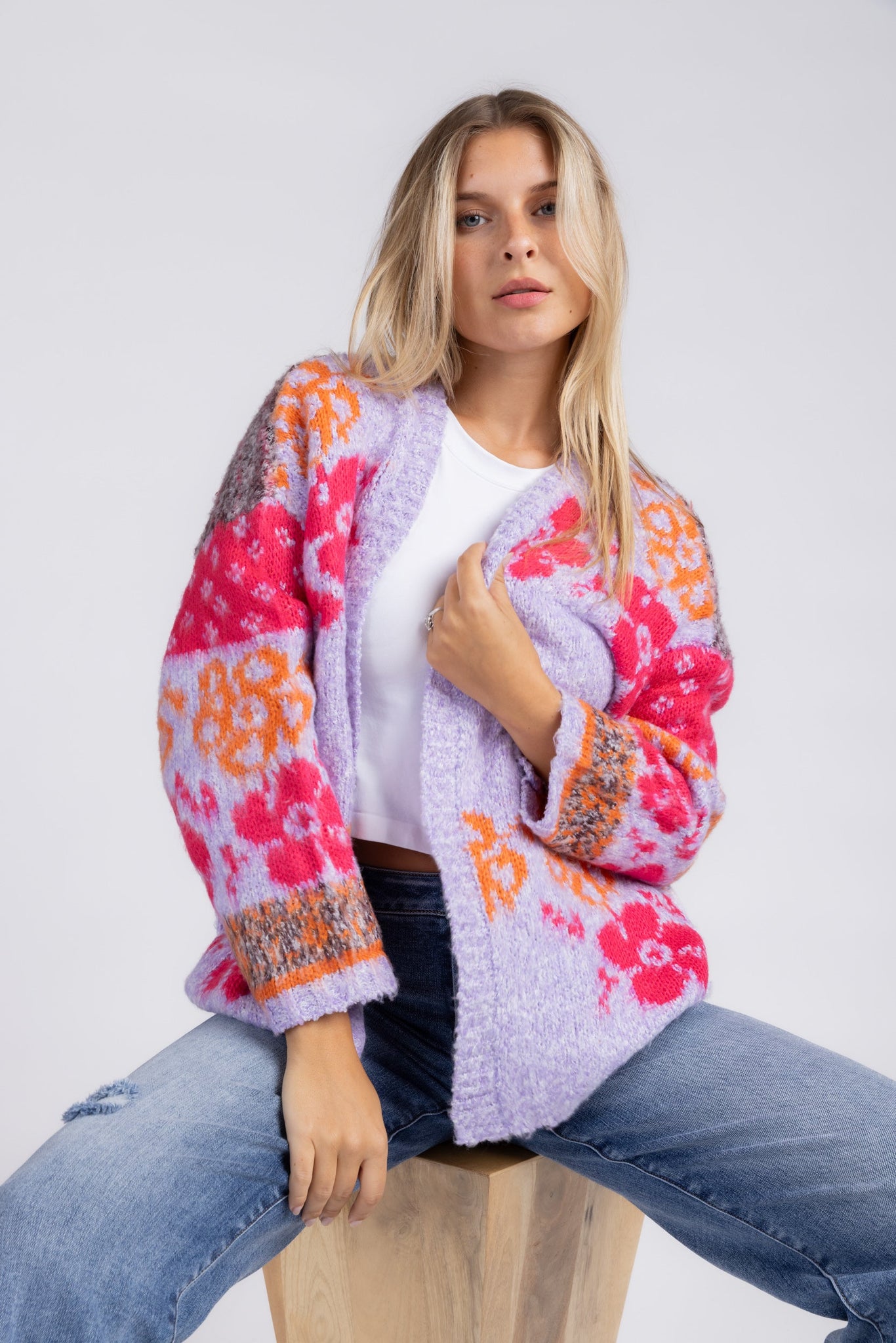 SALE - Leslie Floral Cardigan