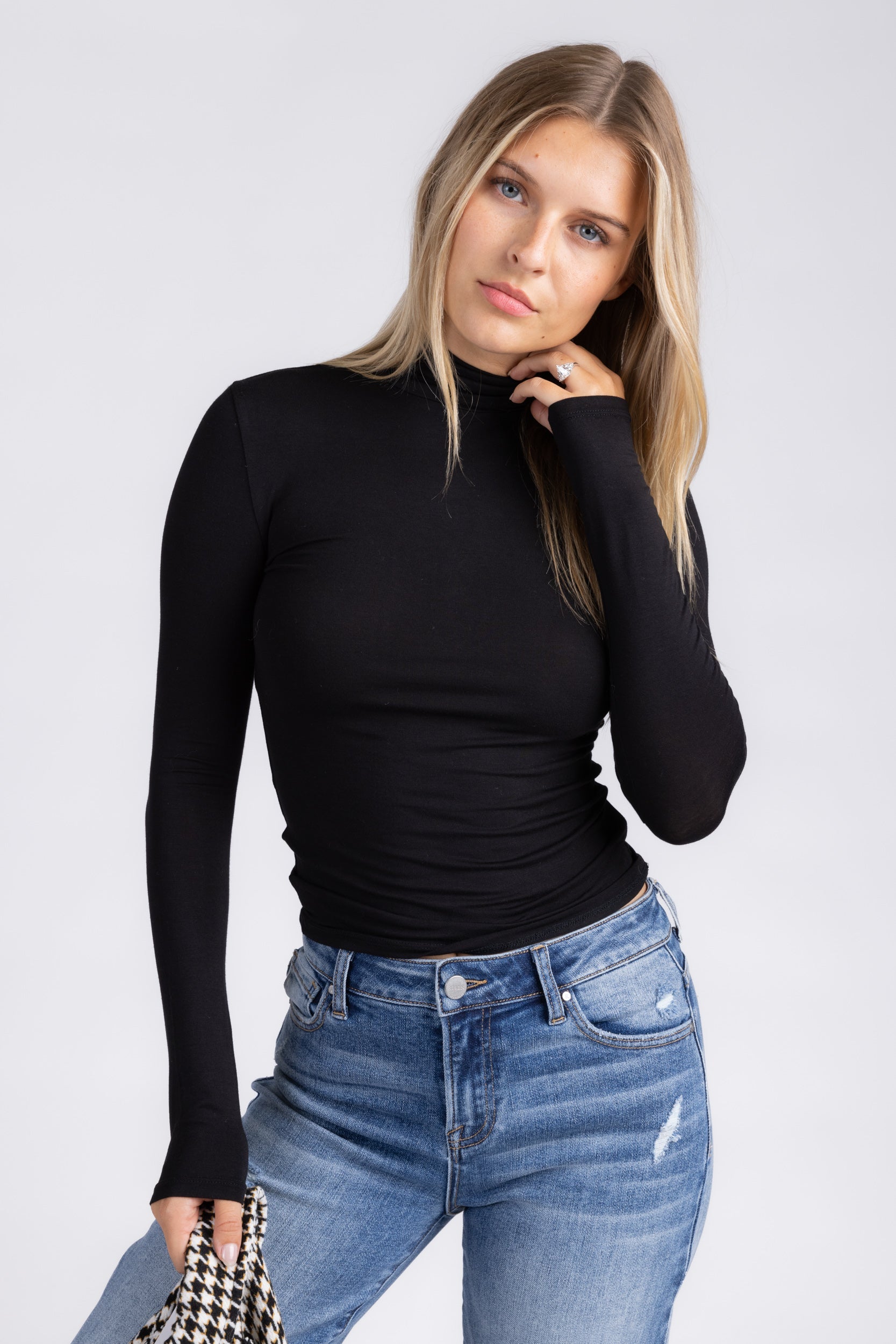 SALE - Vanessa Jersey Turtleneck