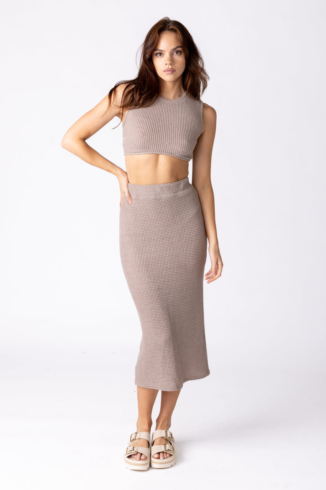 SALE - Ivie Ribbed Cropped Tank