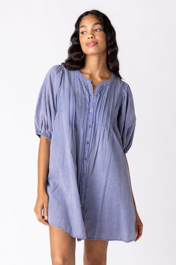 SALE - Keira Button Front Mini Dress