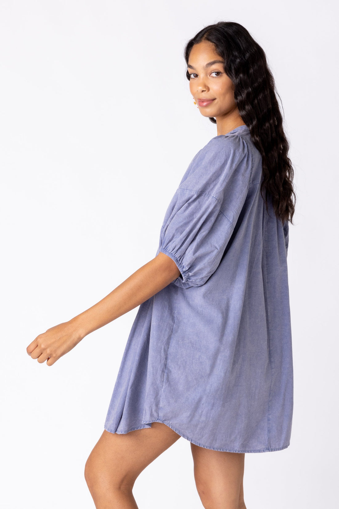 SALE - Keira Button Front Mini Dress