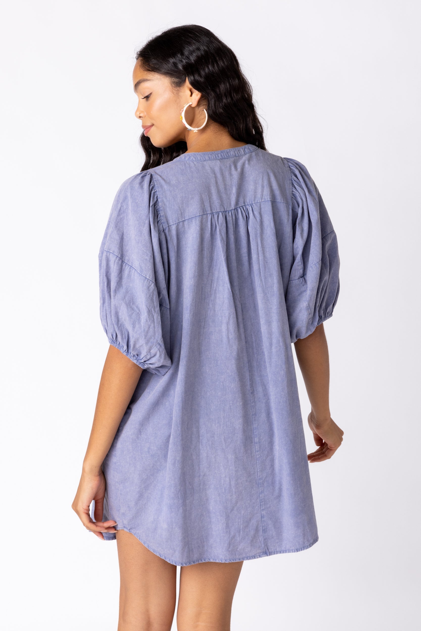 SALE - Keira Button Front Mini Dress