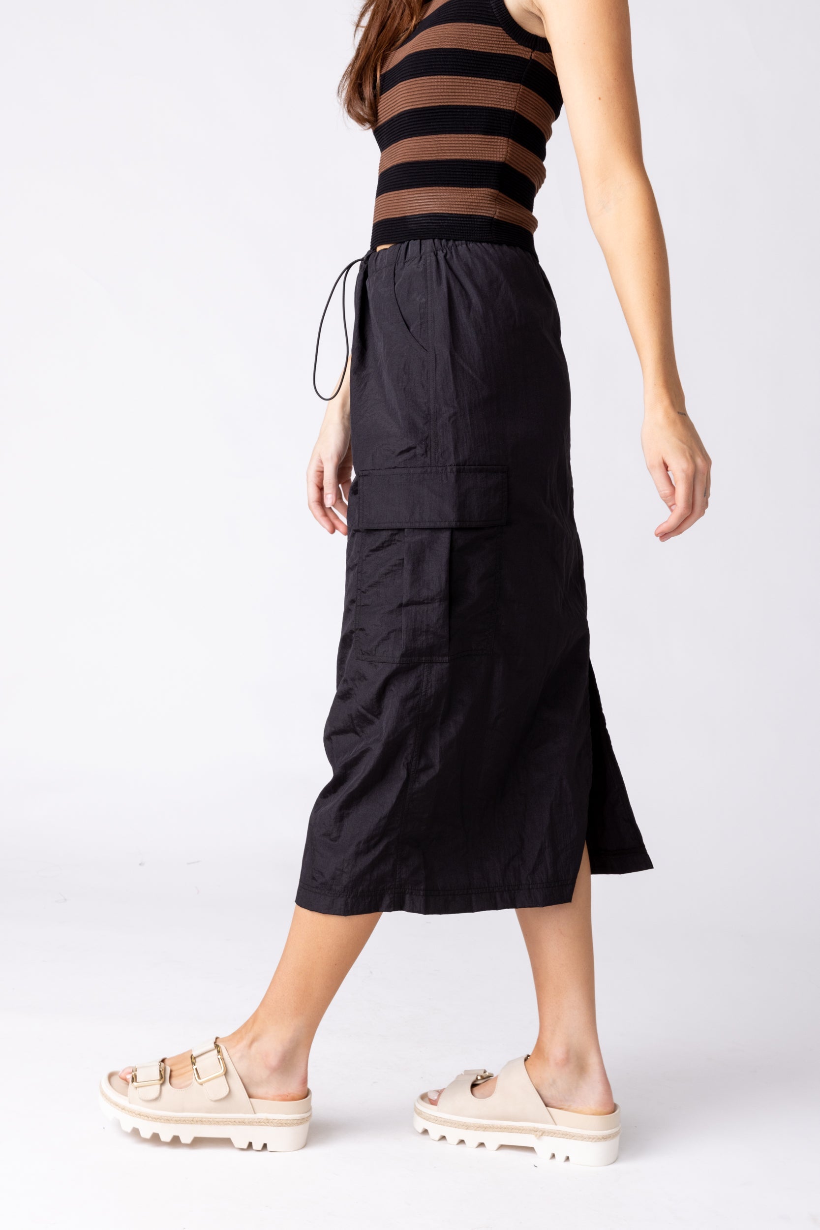 SALE - Vivi Cargo Midi Skirt