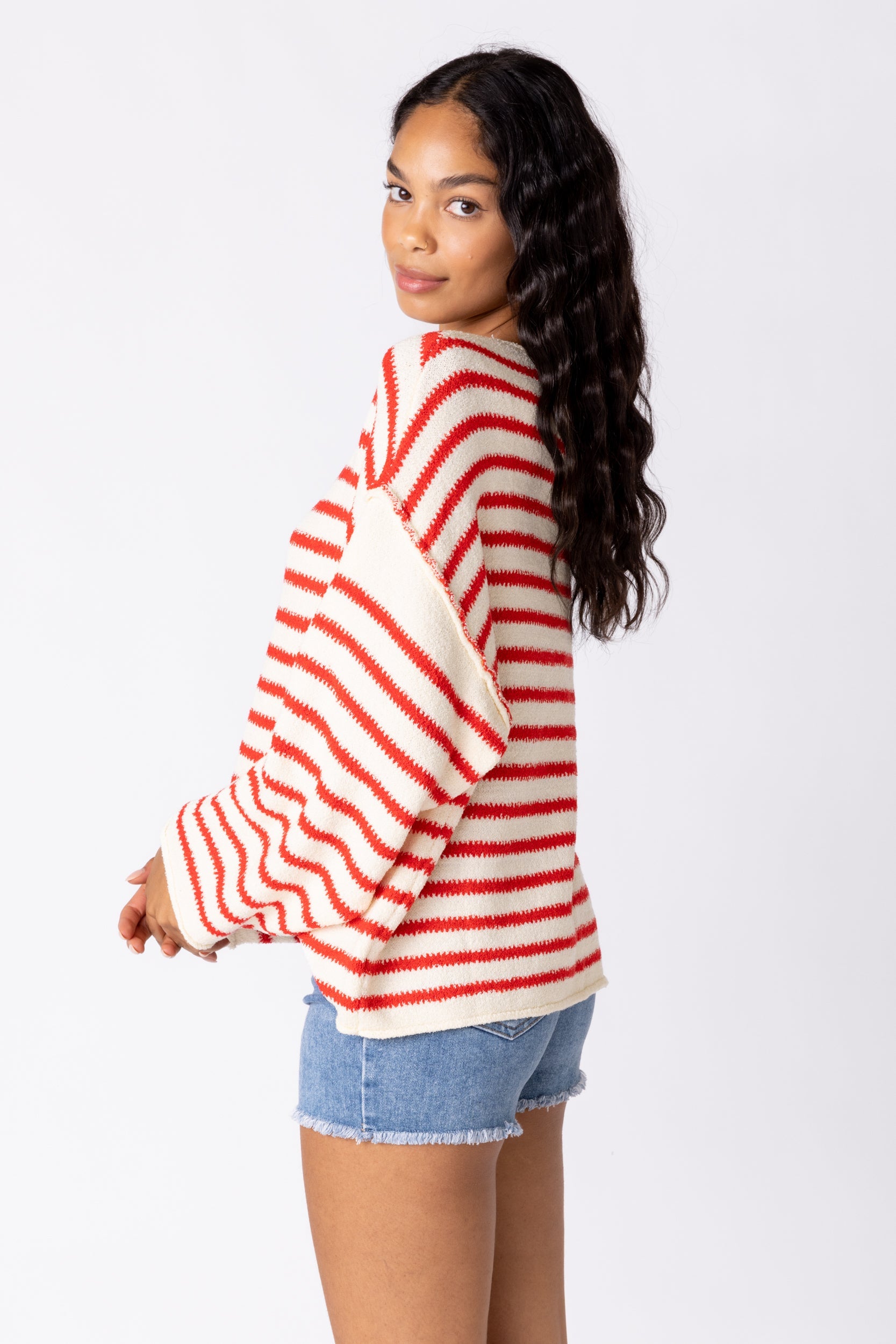 Martina Oversized Striped Sweater