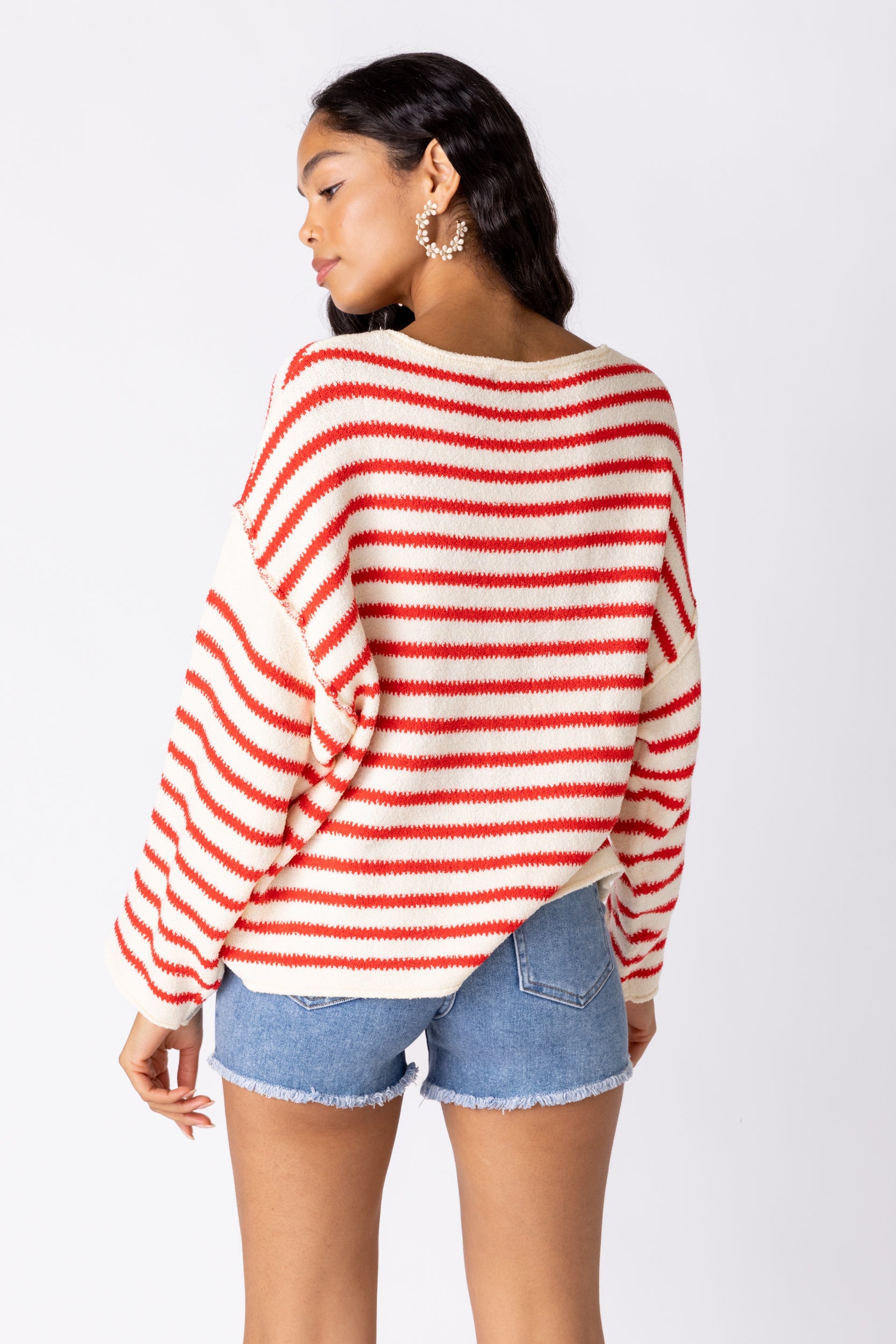 Martina Oversized Striped Sweater