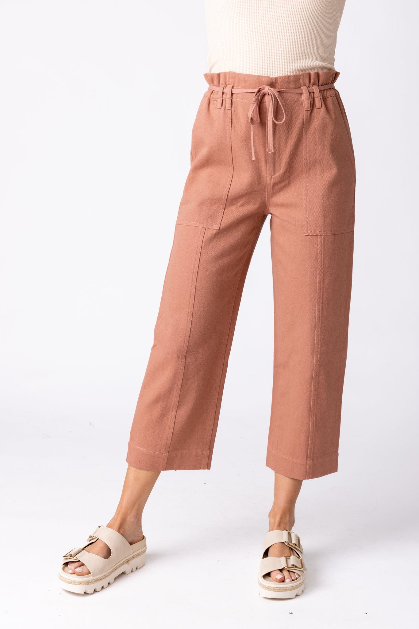 SALE - Lana Paper Bag Waist Pants