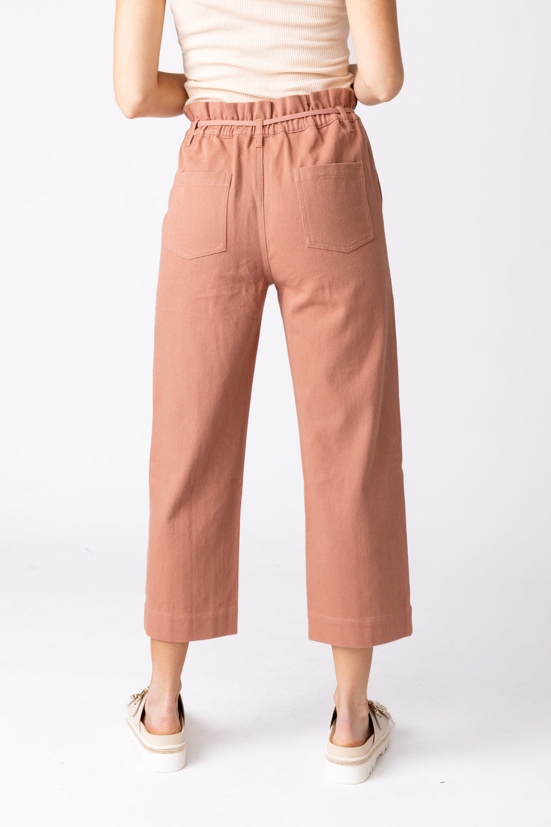 SALE - Lana Paper Bag Waist Pants