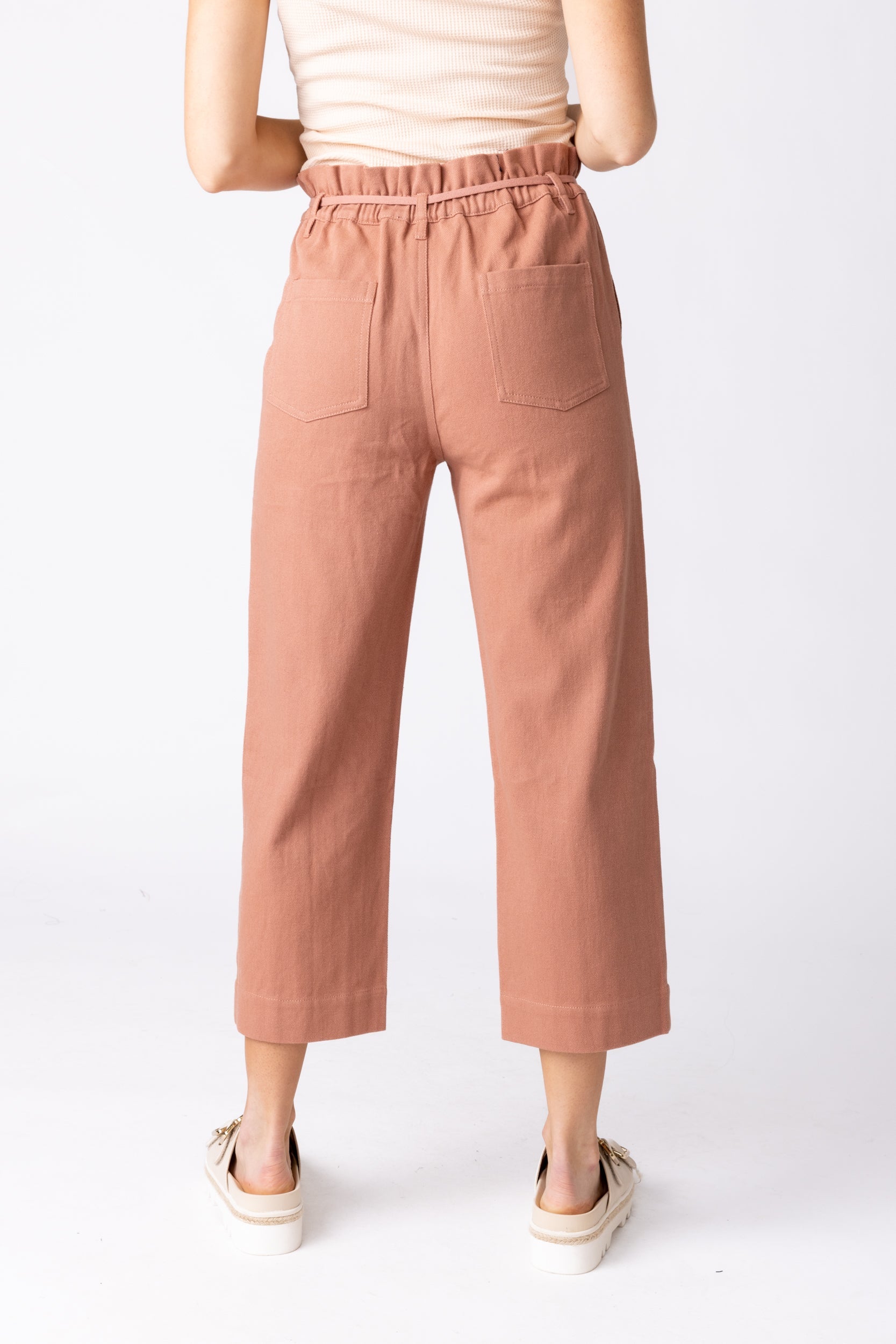 SALE - Lana Paper Bag Waist Pants