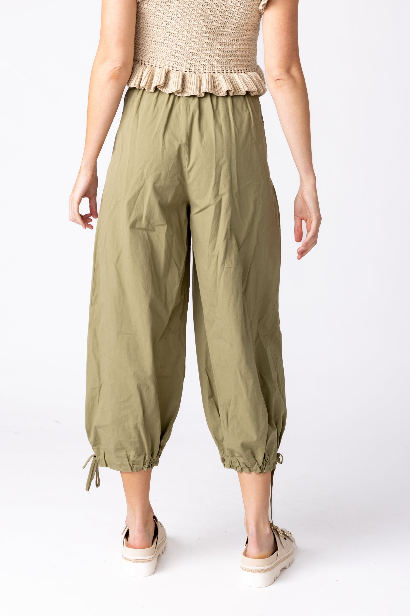Rhodes Tie Ankle Cargo Pant