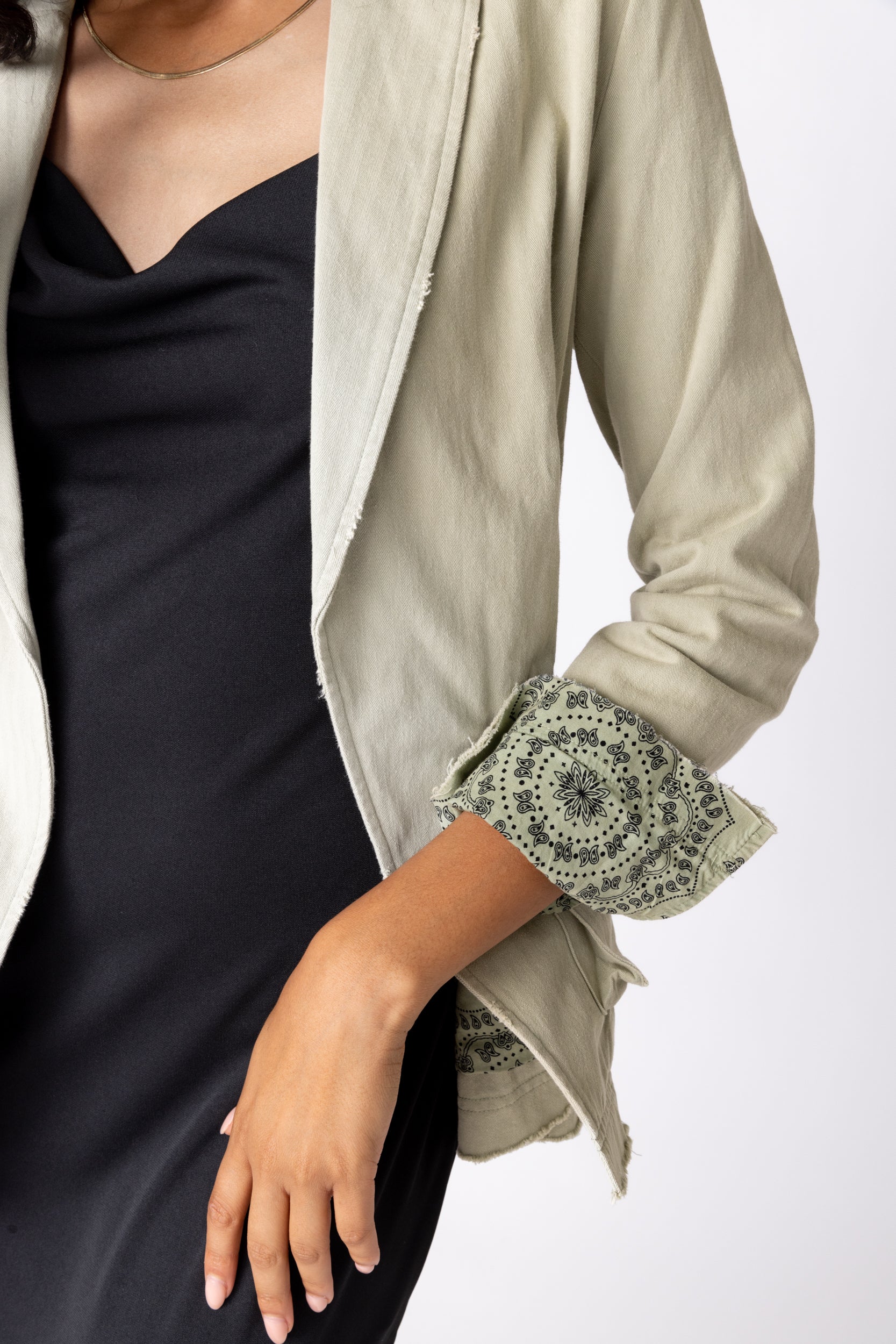 SALE - Lina Raw Hem Blazer