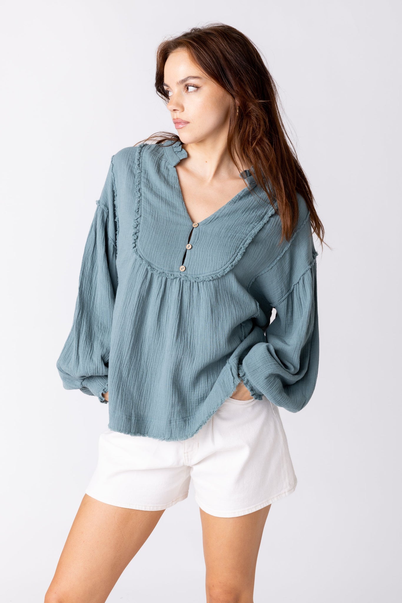 SALE - Cori Long Sleeve Blouse