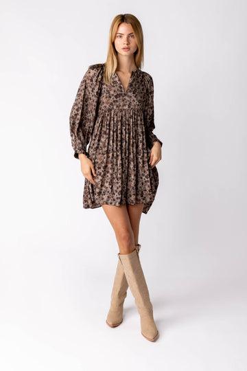 Cierra Peasant Sleeve Dress