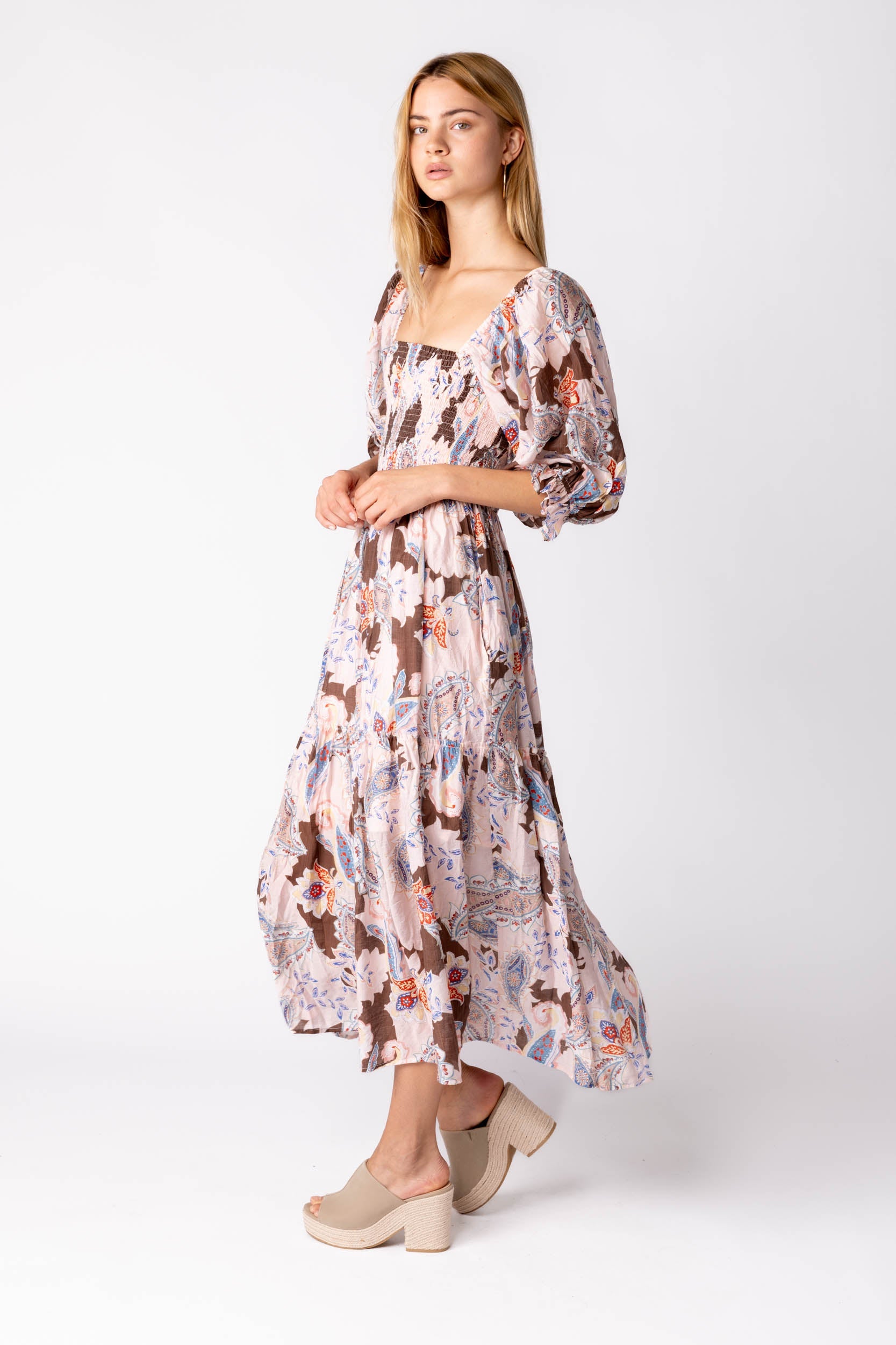 SALE - Blake Smocked Maxi Dress