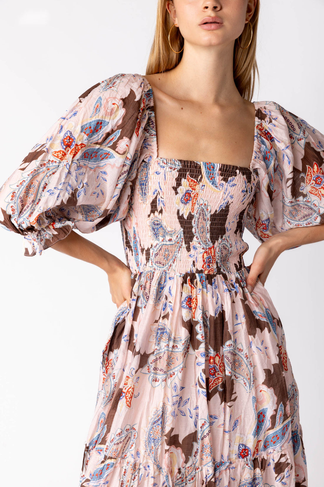 SALE - Blake Smocked Maxi Dress