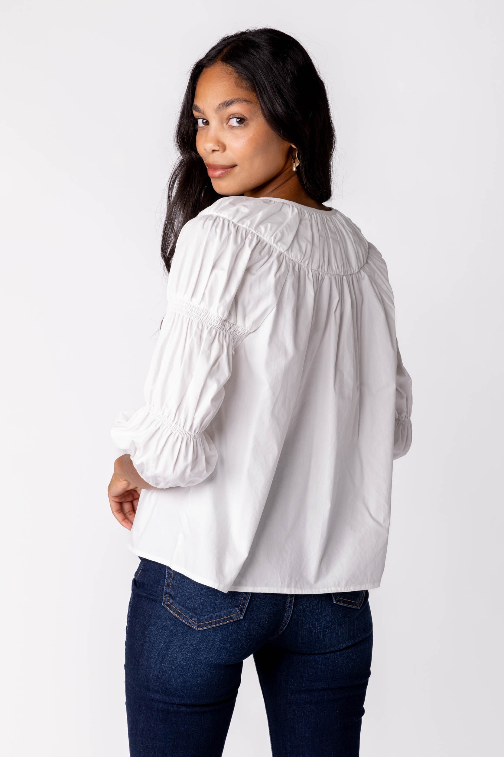 SALE - Cara V Neck Blouse