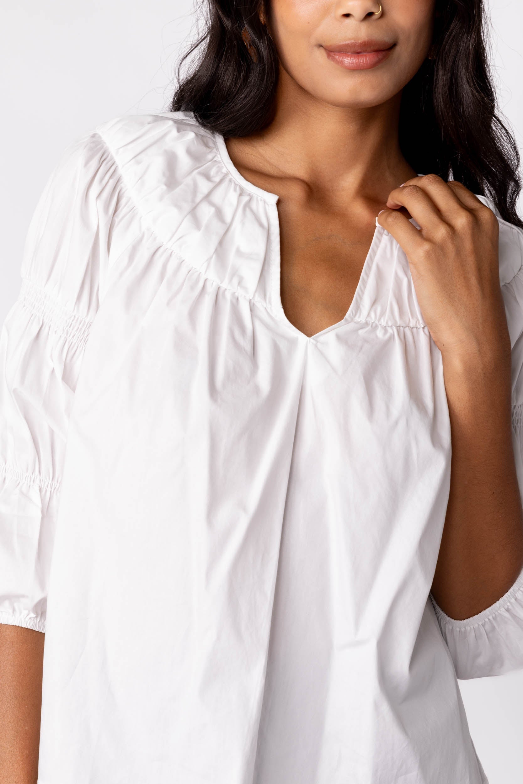 SALE - Cara V Neck Blouse